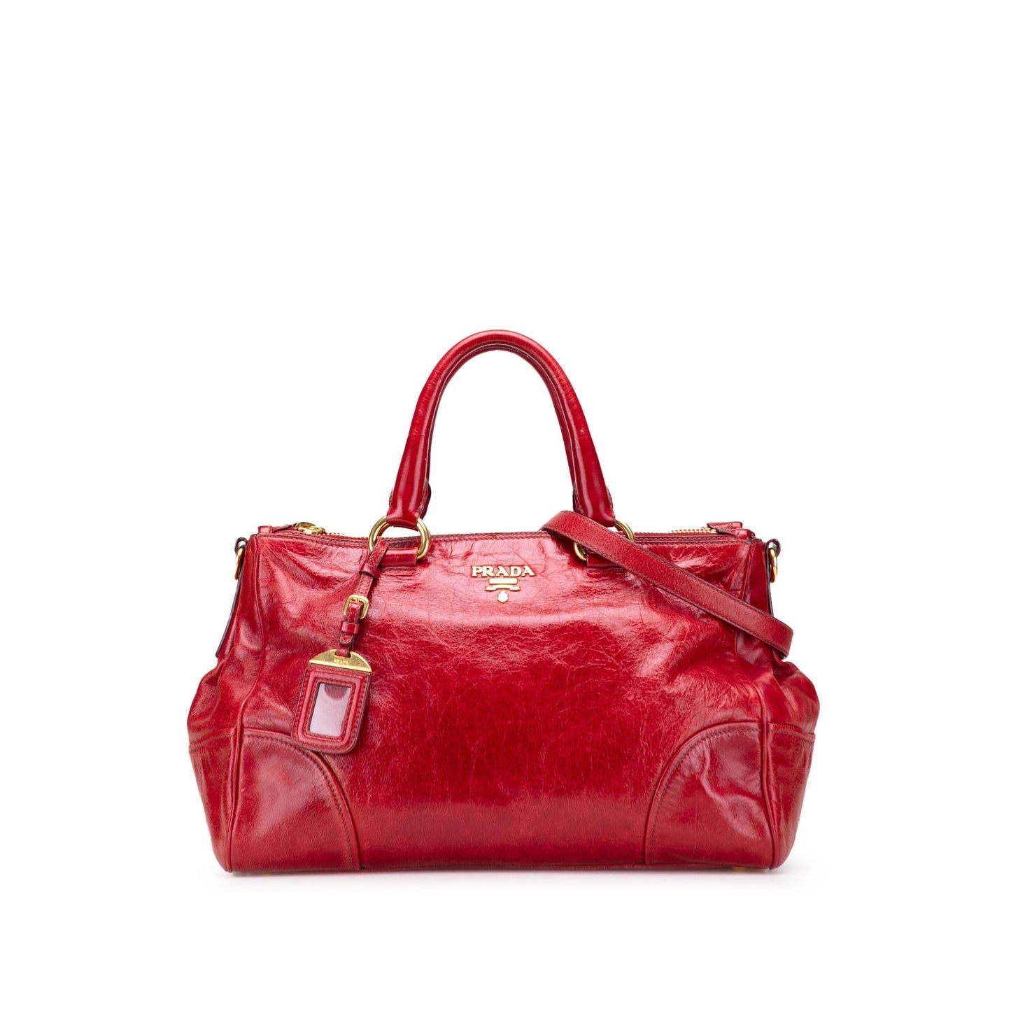 Prada Shine Bauletto Satchel Vitello Satchel Bag Bauletto Satchel 1