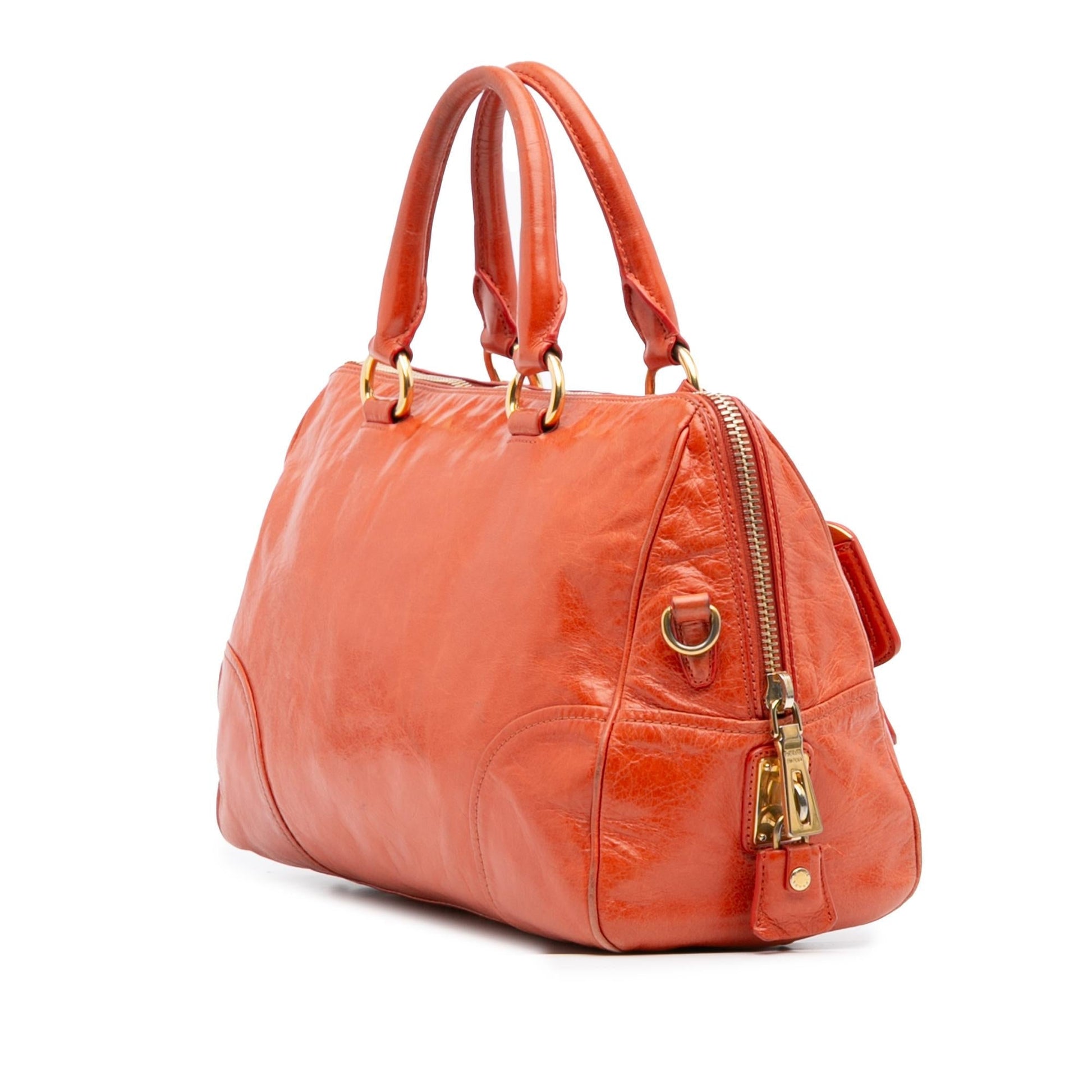 Prada Shine Bauletto Satchel Vitello Satchel Bag Bauletto Satchel 3