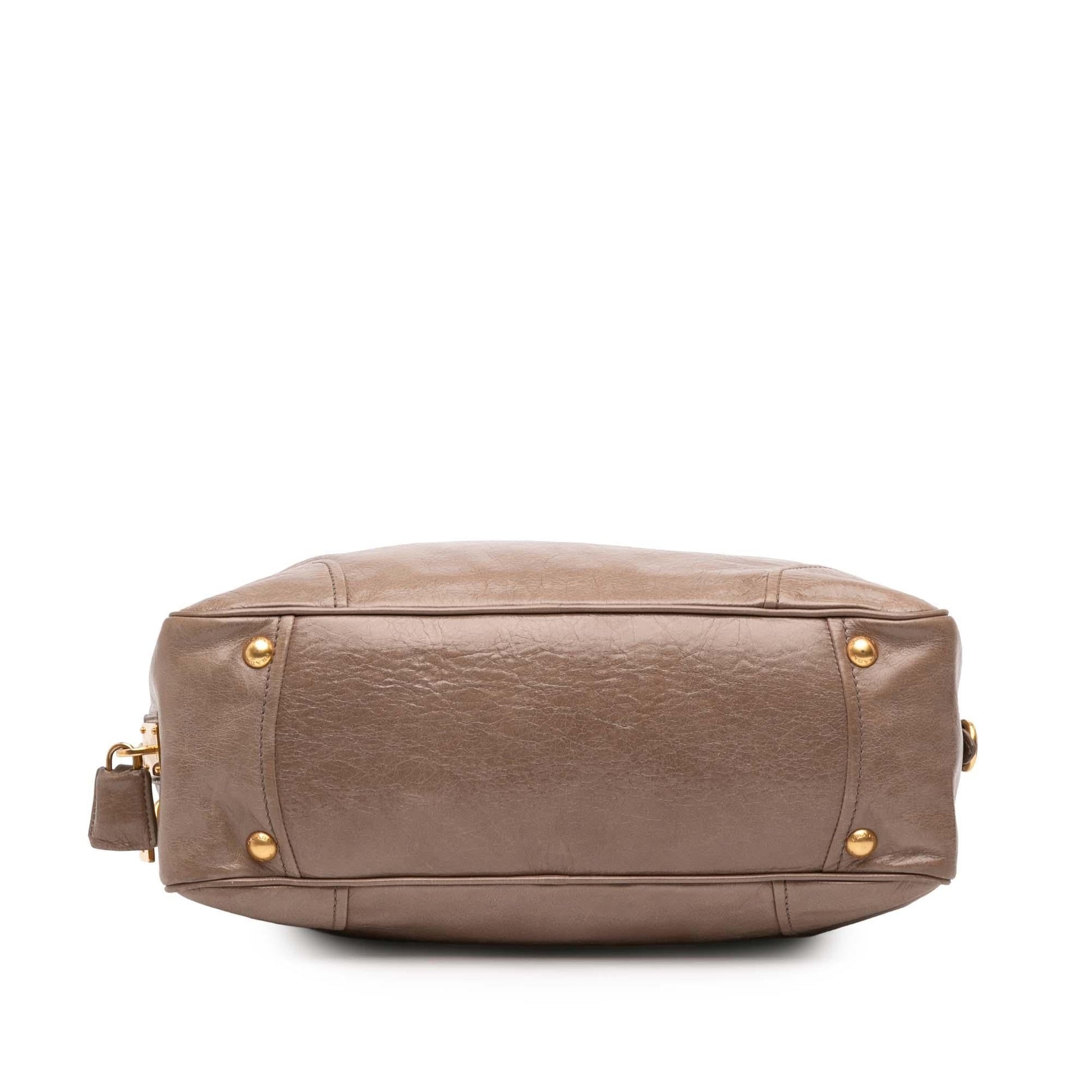 Prada Shine Bauletto Satchel Vitello Satchel Bag Bauletto Satchel 2
