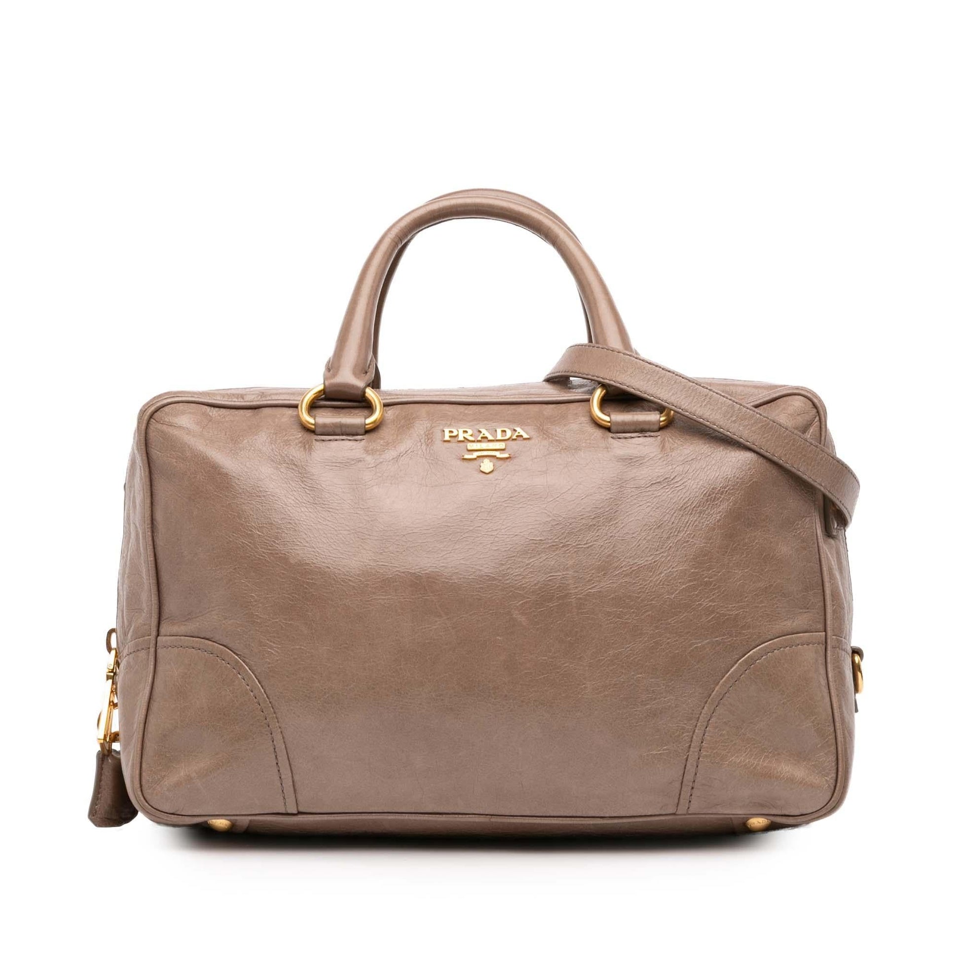 Prada Shine Bauletto Satchel Vitello Satchel Bag Bauletto Satchel 2