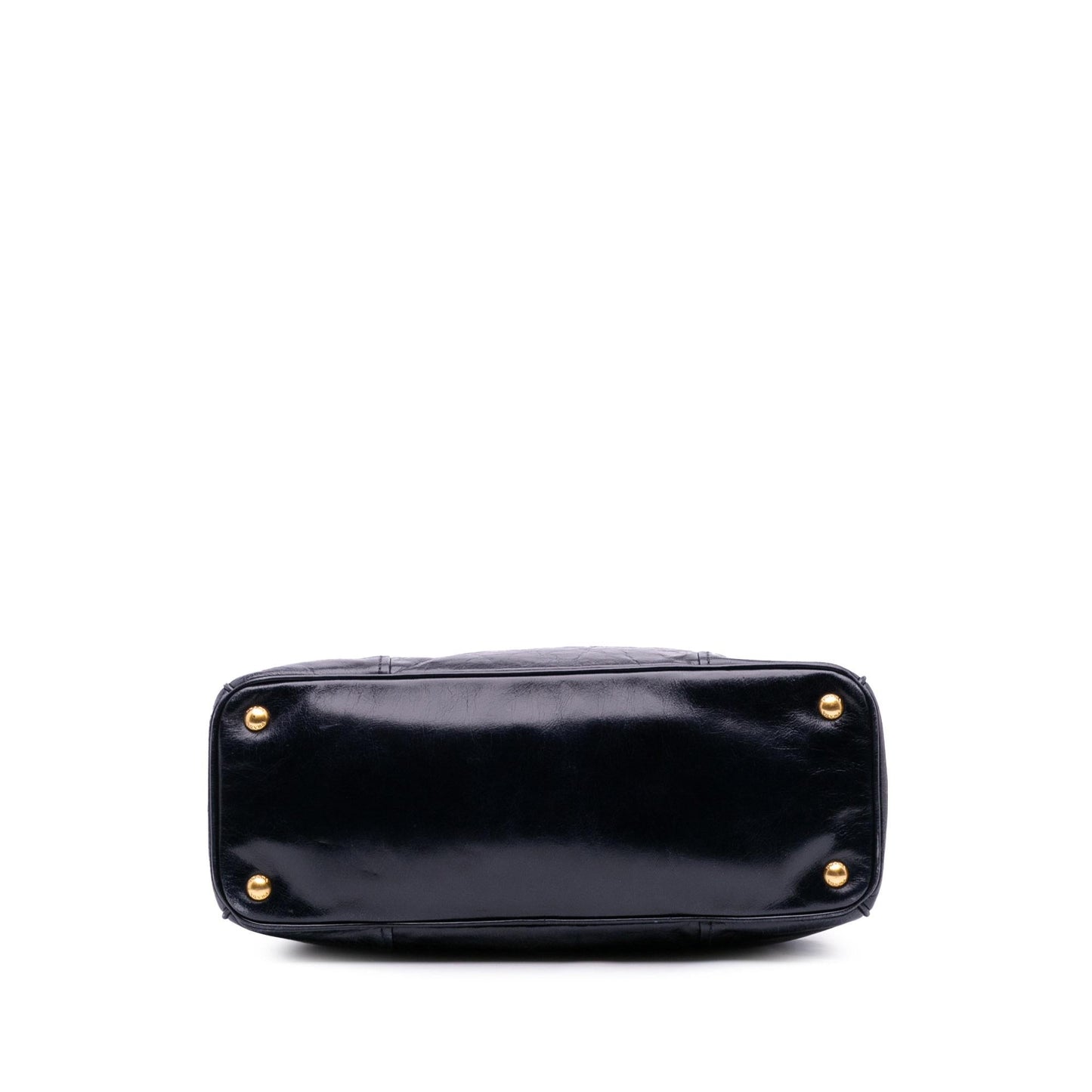Prada Shine Open Convertible Tote Vitello Tote Bag