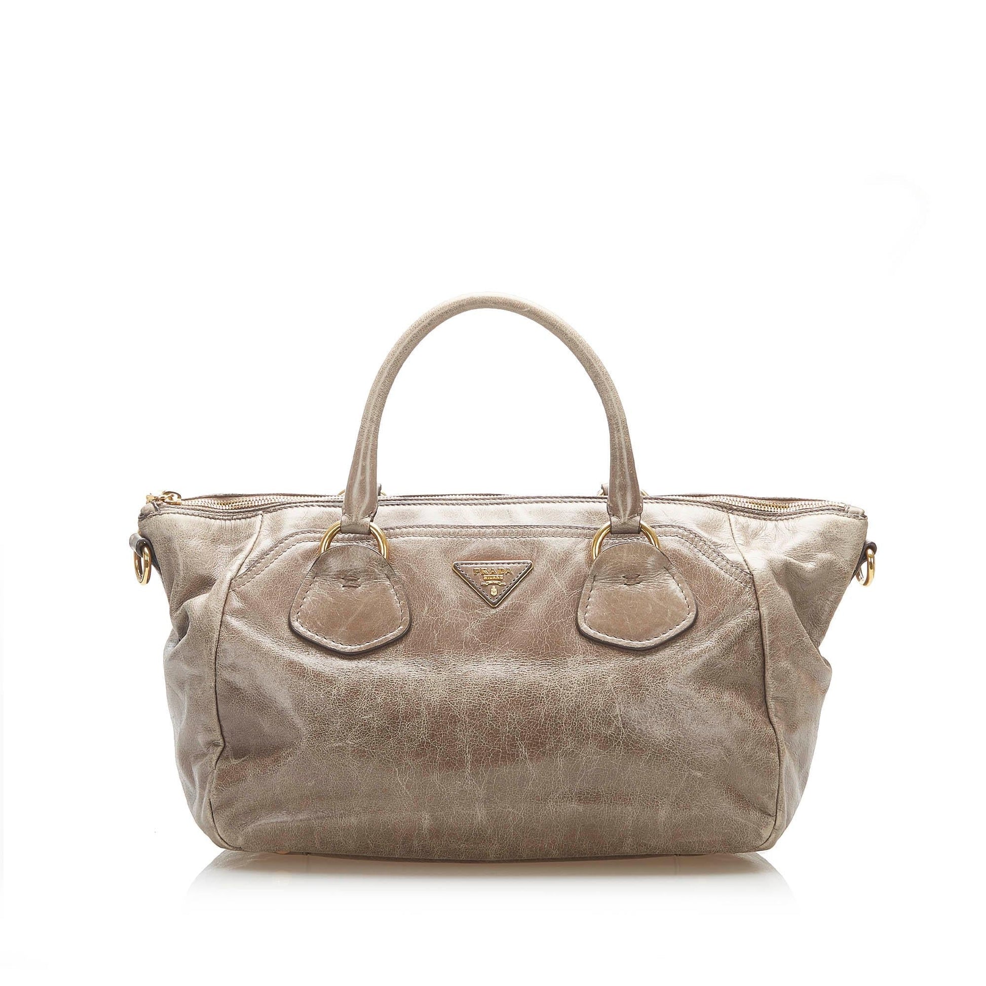 Prada Shine Satchel Shg Vitello Satchel Bag Satchel Shg 26466