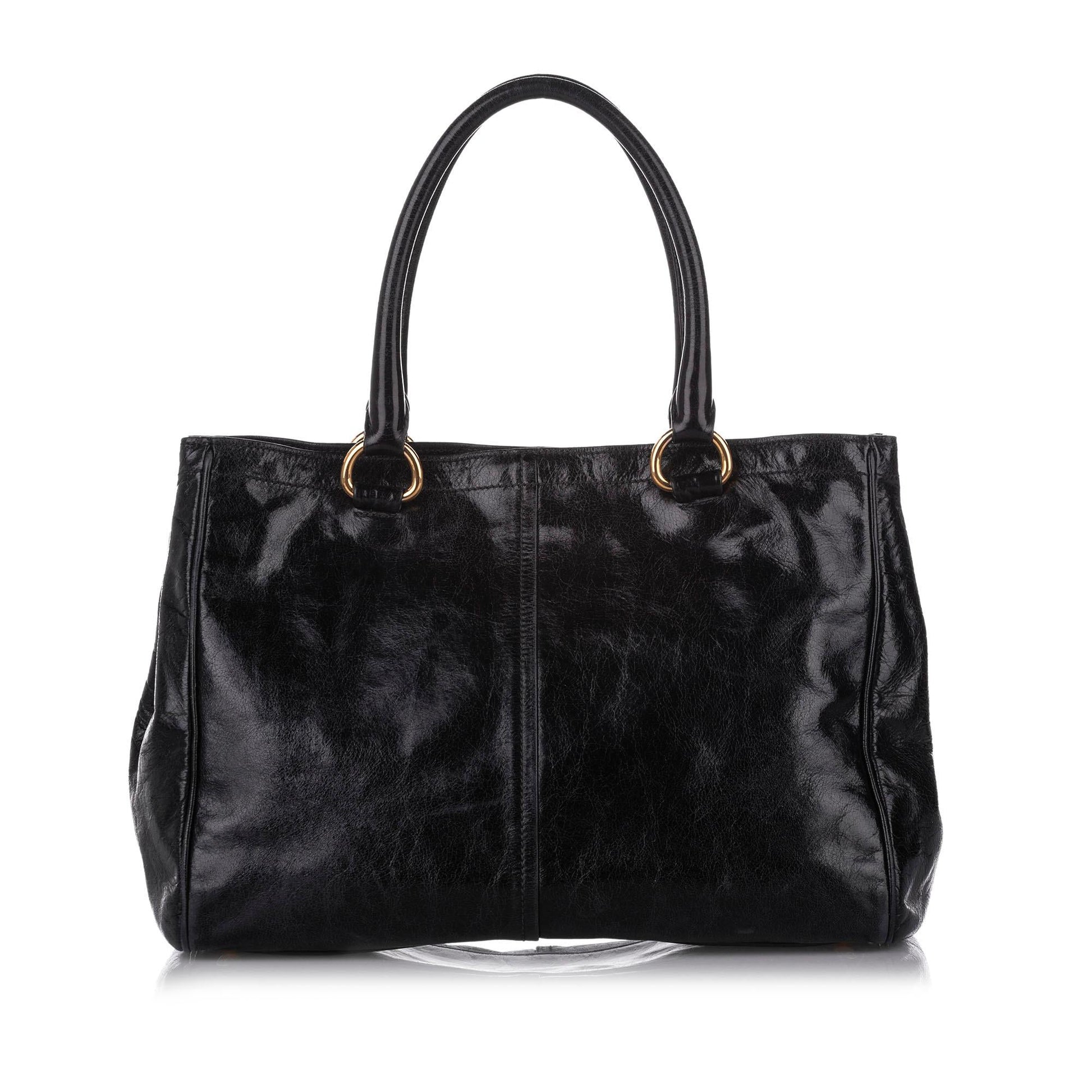 Prada Shine Satchel Shg Vitello Satchel Bag Satchel Shg 18699