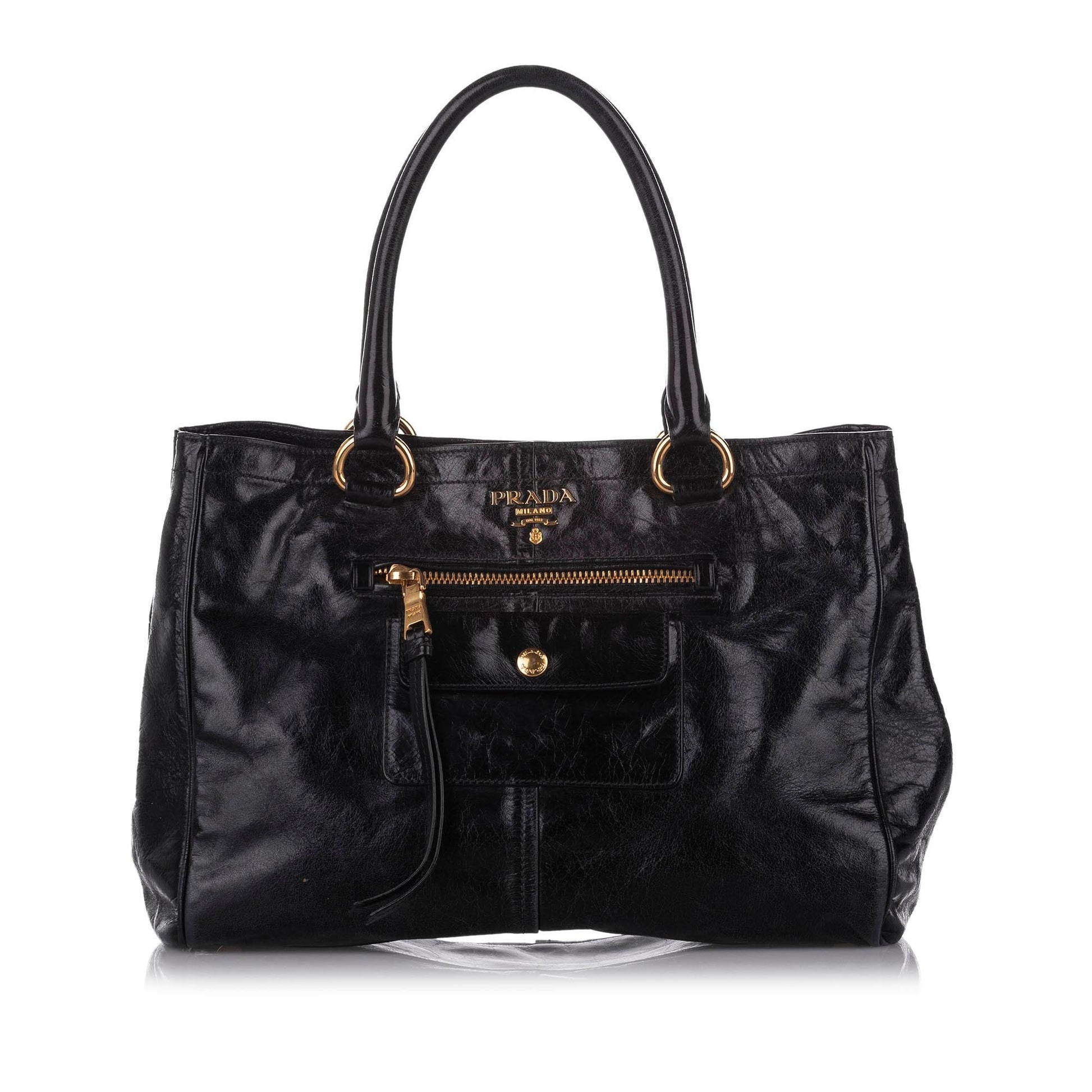 Prada Shine Satchel Shg Vitello Satchel Bag Satchel Shg 18699