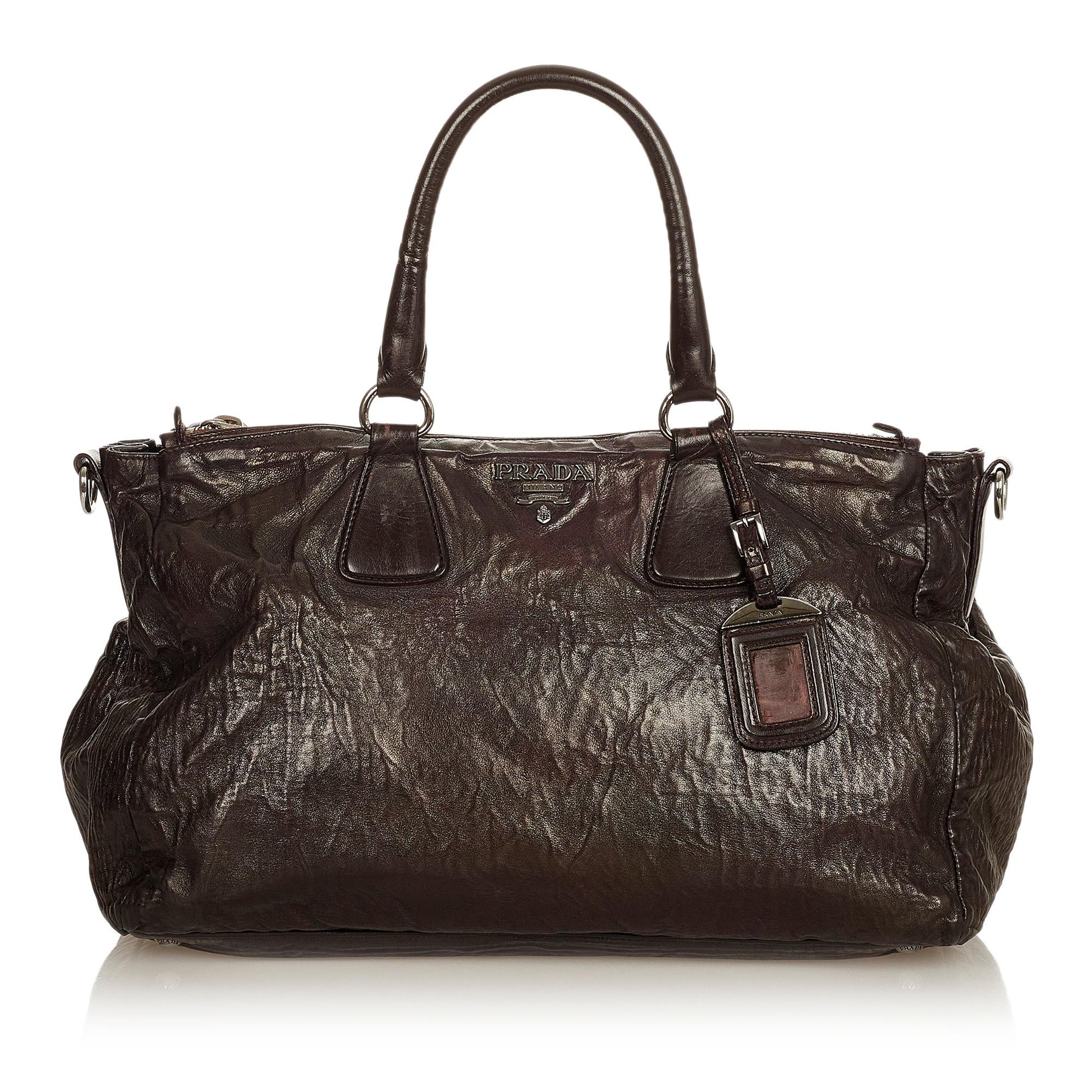 Prada Shine Satchel Shg Vitello Satchel Bag Satchel Shg 25404