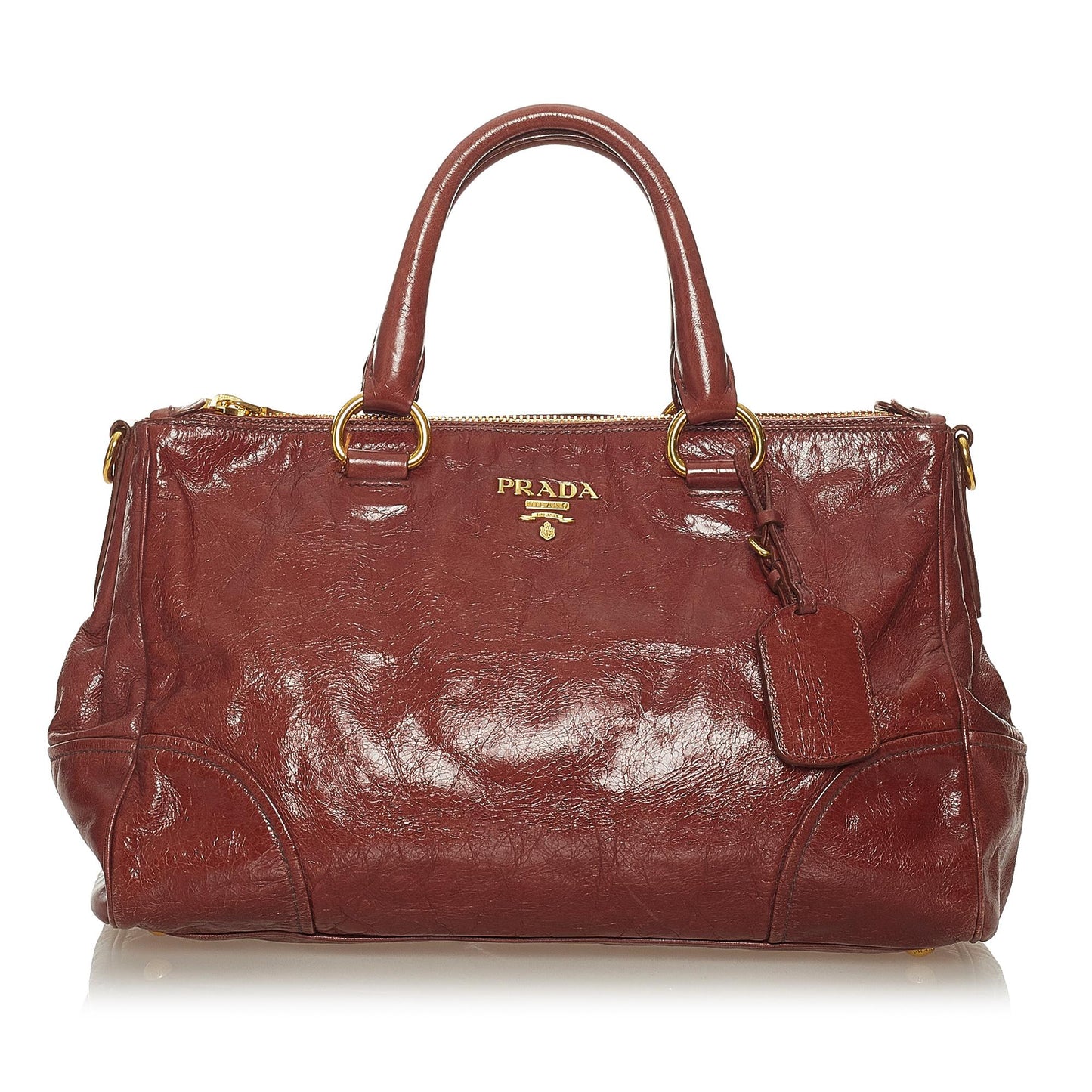 Prada Shine Satchel Shg Vitello Satchel Bag Satchel Shg 27630