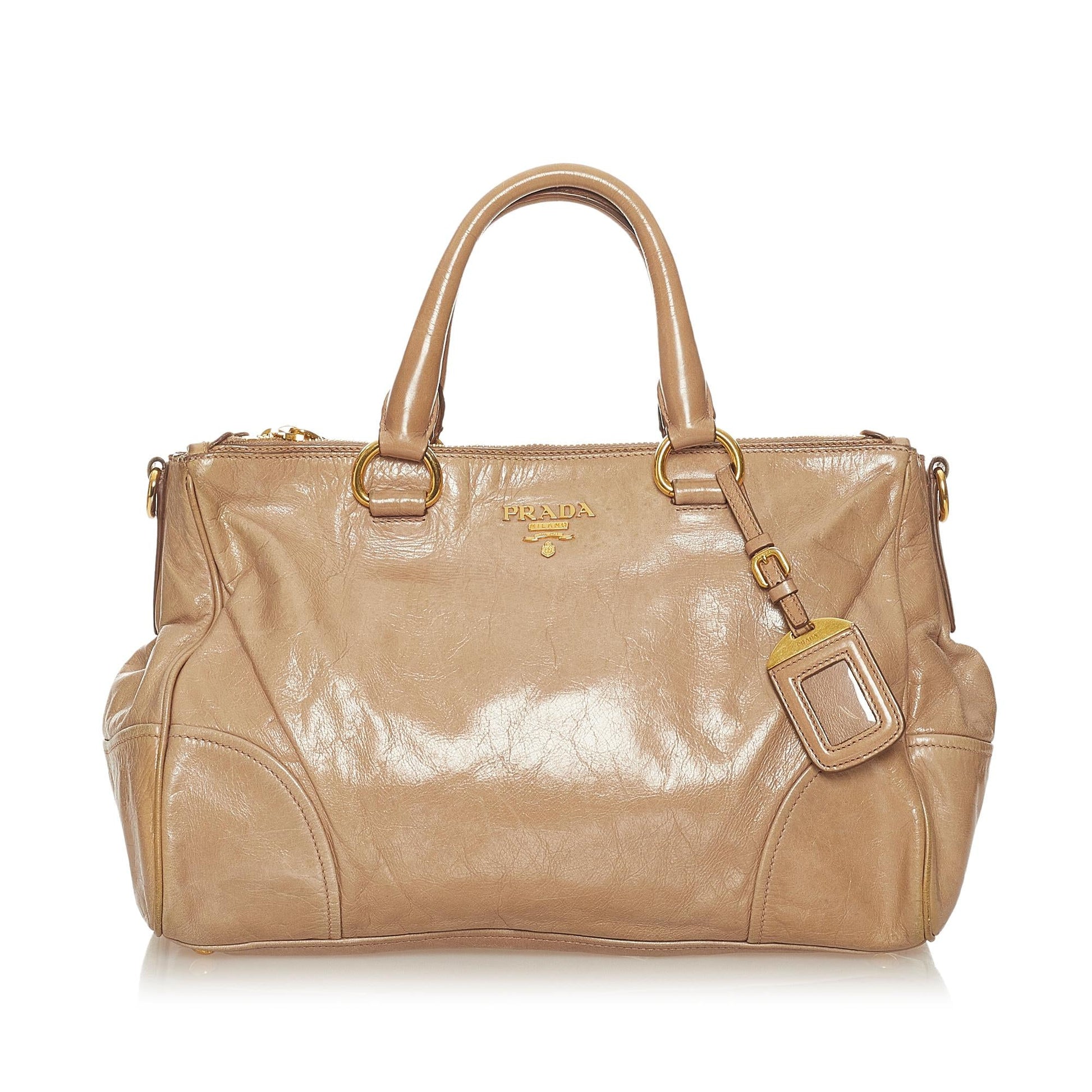 Prada Shine Satchel Shg Vitello Satchel Bag Satchel Shg 27635