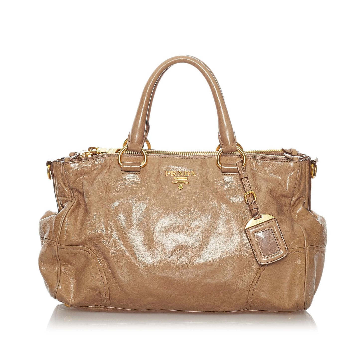 Prada Shine Satchel Shg Vitello Satchel Bag Satchel Shg 28200