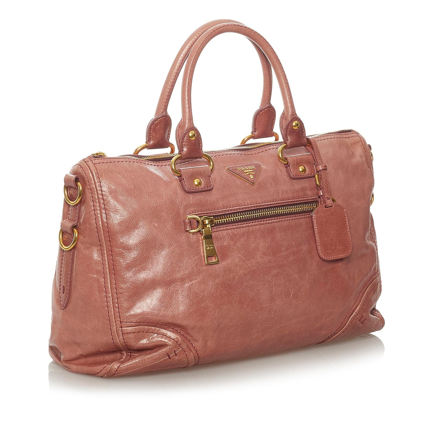 Prada Shine Satchel Shg Vitello Satchel Bag Satchel Shg 28448