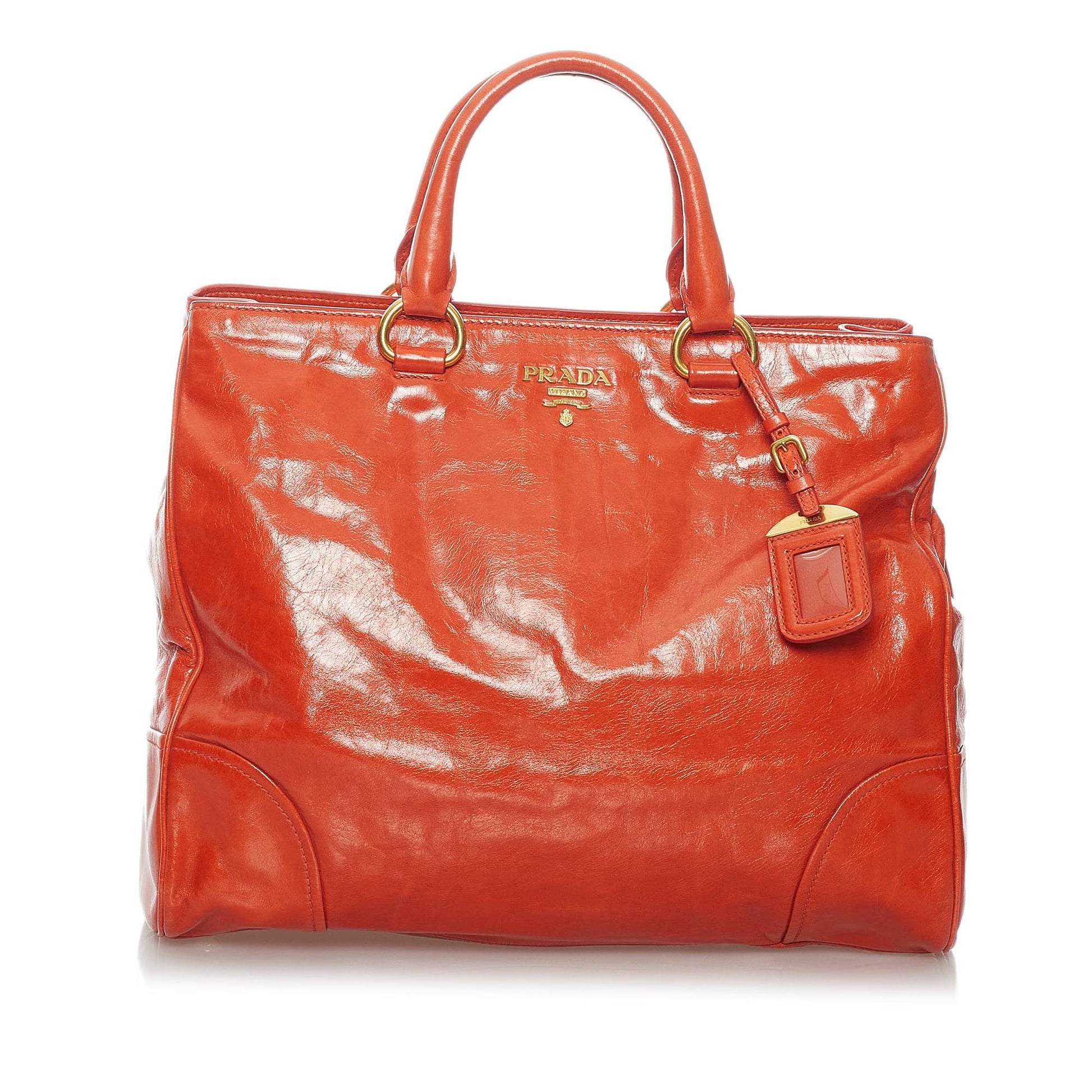 Prada Shine Satchel Shg Vitello Satchel Bag Satchel Shg 30223