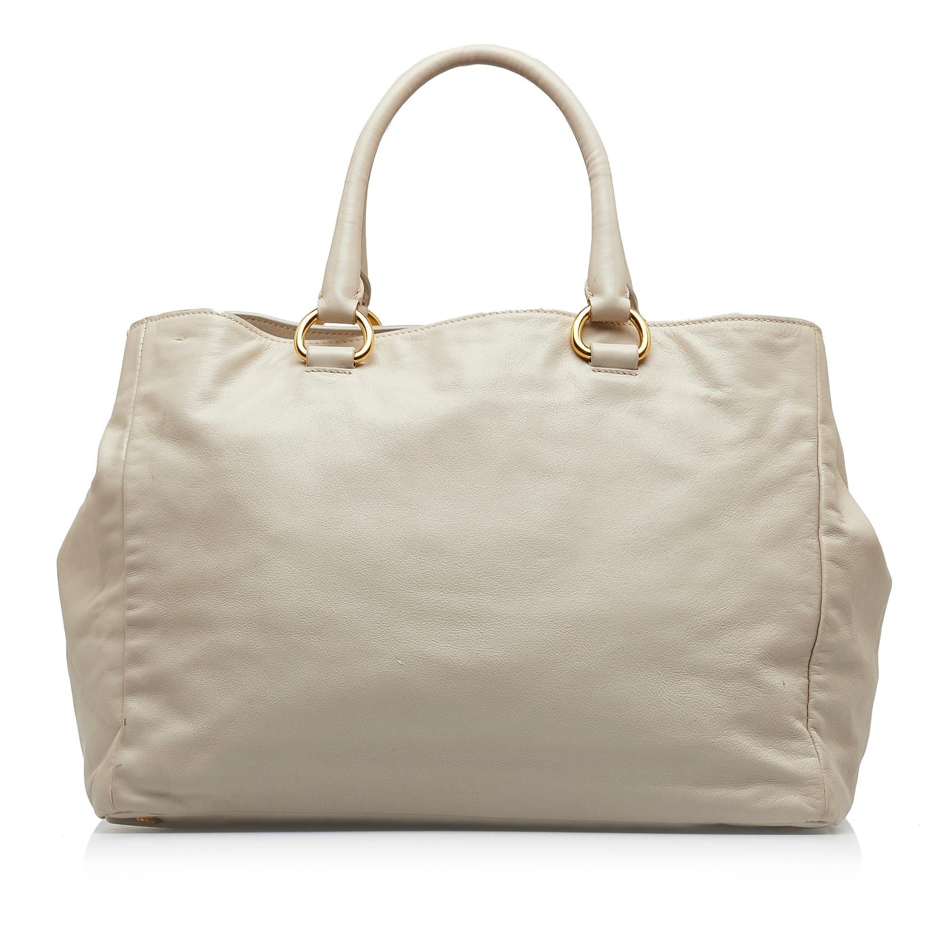 Prada Shine Satchel Shg Kzez3S Vitello Satchel Bag