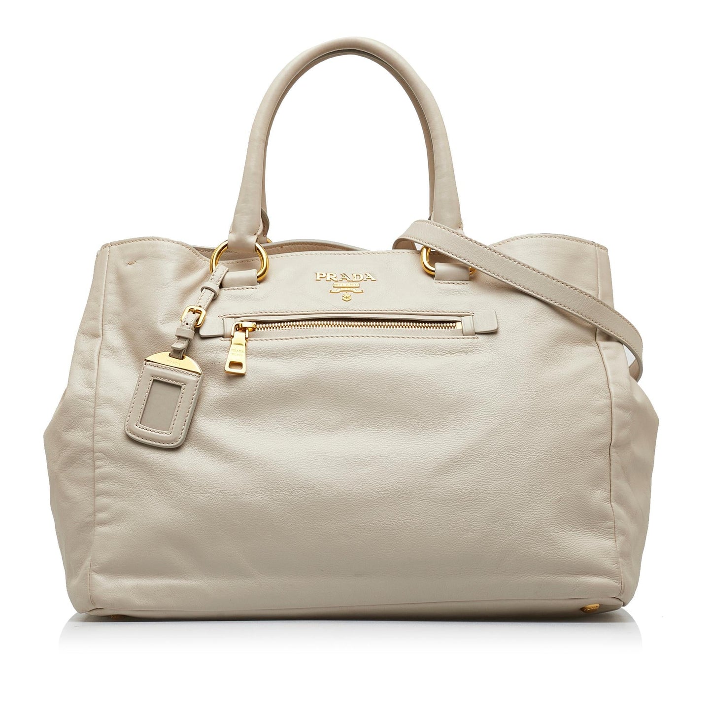 Prada Shine Satchel Shg Kzez3S Vitello Satchel Bag