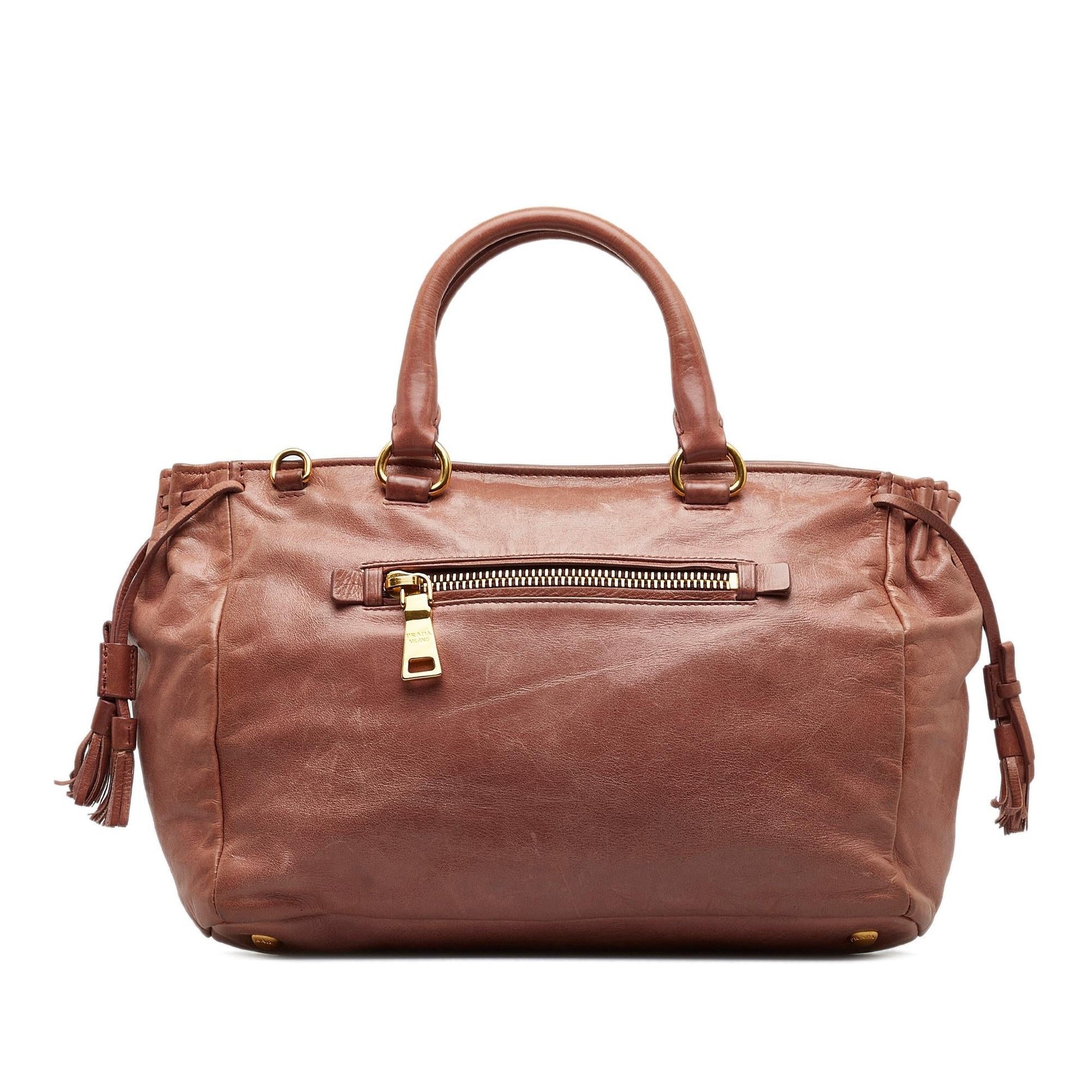 Prada Shine Satchel Shg Zy7Q9L Vitello Satchel Bag