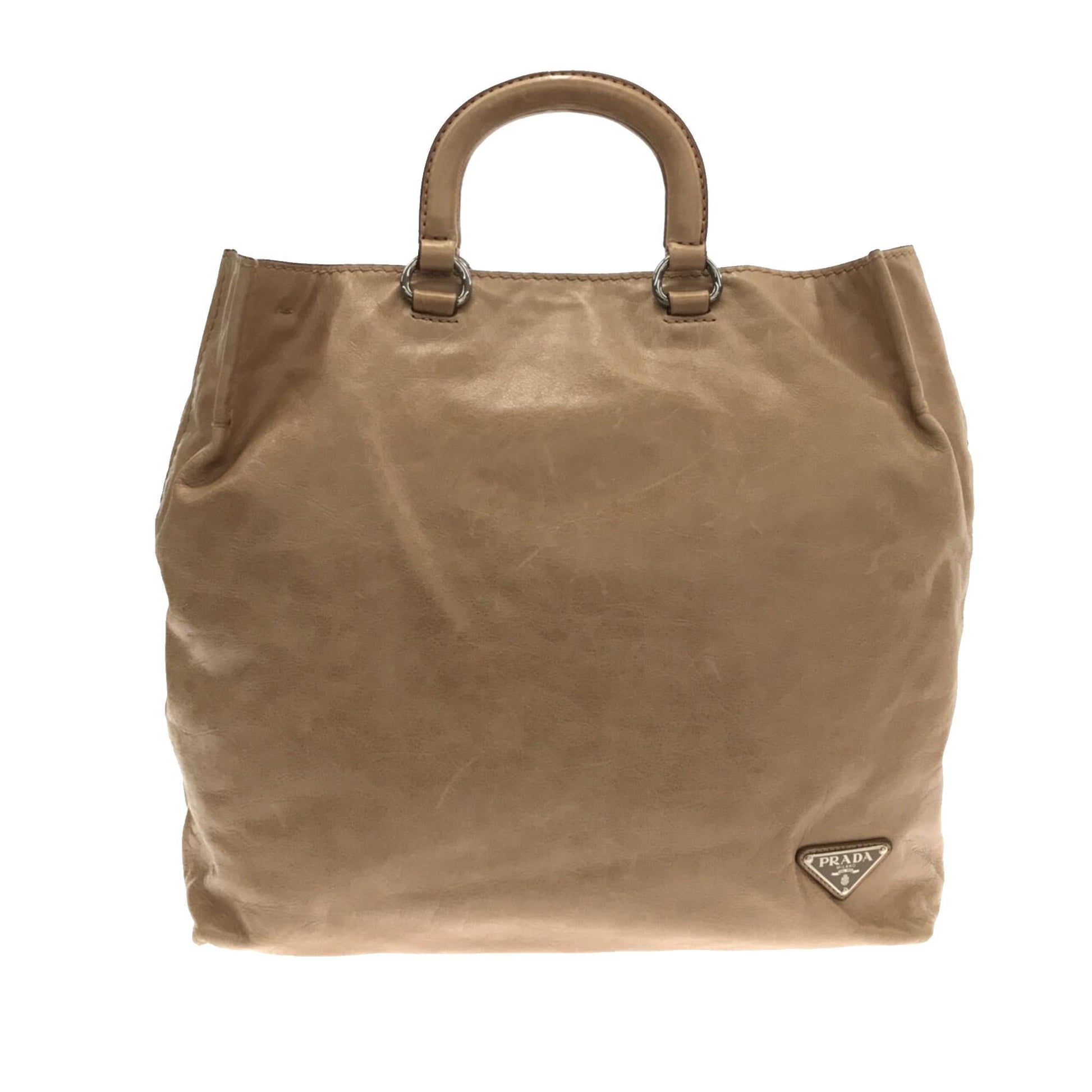 Prada Shine Satchel Shg K4Ou3L Vitello Satchel Bag
