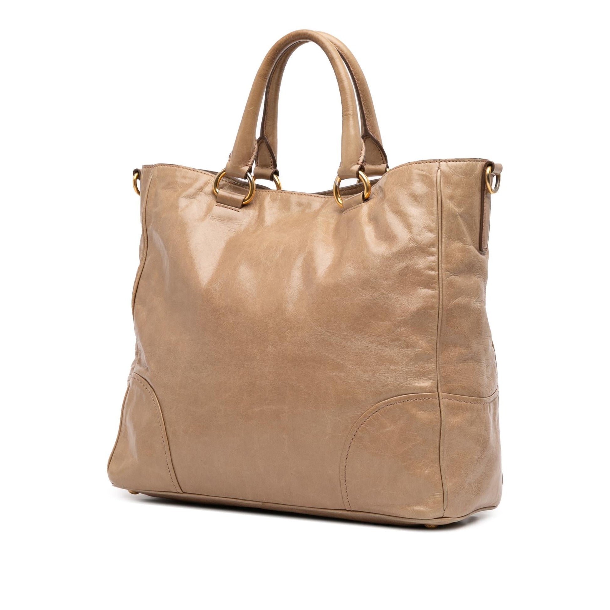 Prada Shine Satchel Vitello Satchel Bag Shine Satchel 4