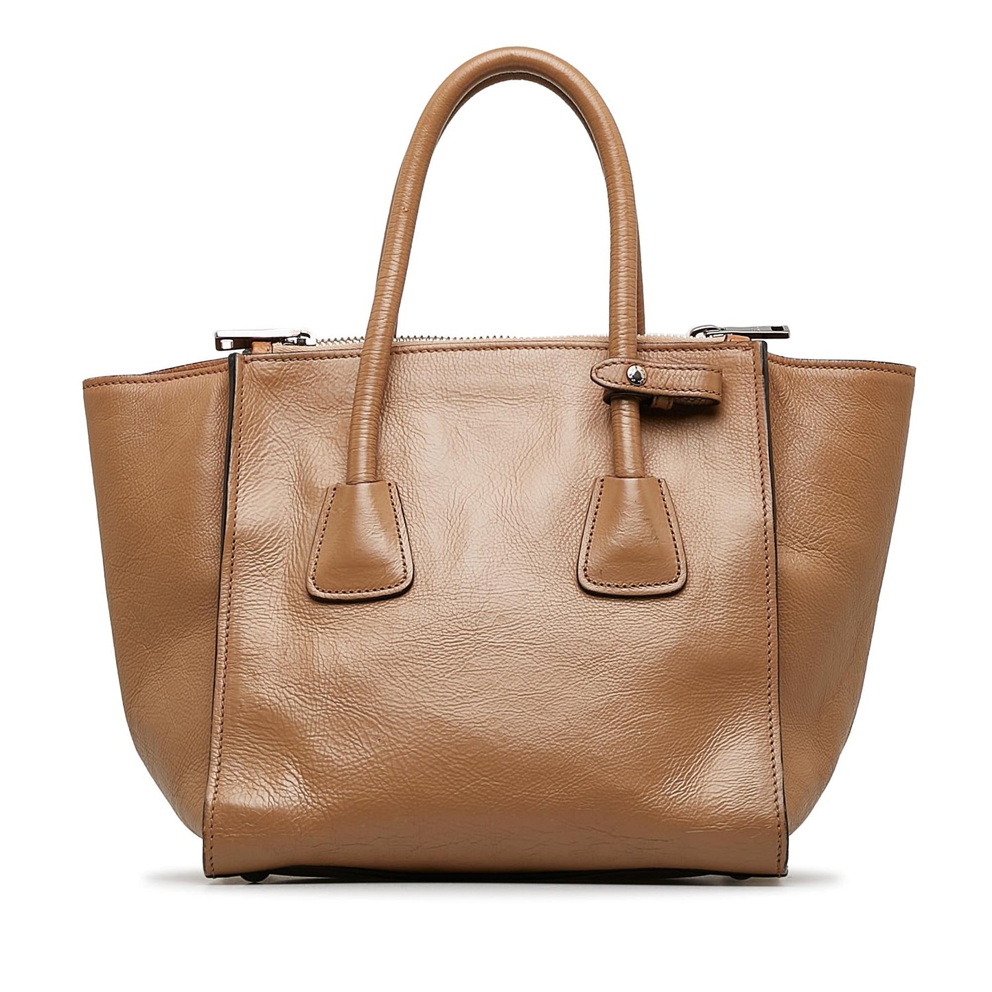 Prada Twin Pocket Shg Squprd Satchel Bag Vitello