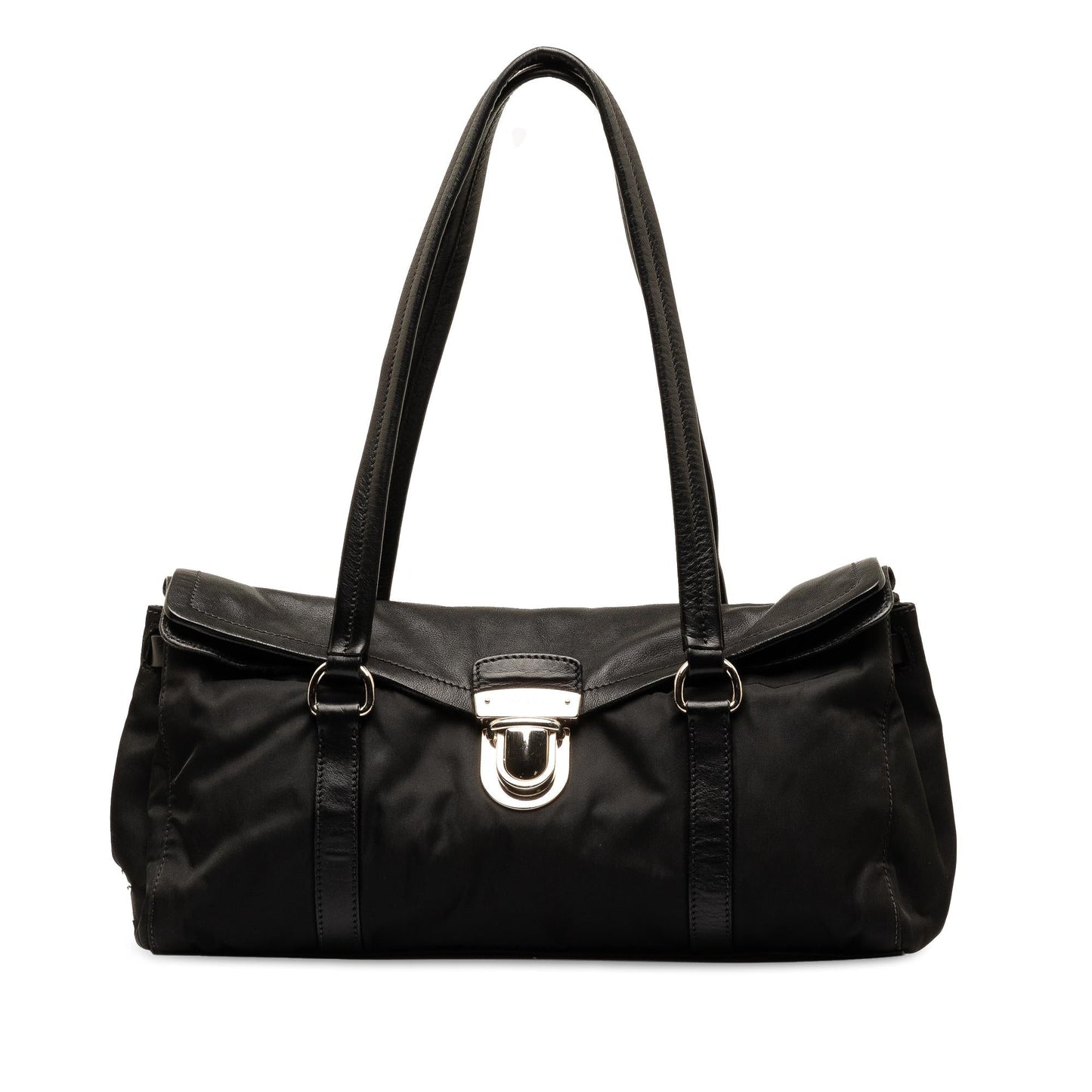 Prada And Tessuto Easy Shoulder Bag Shg 7427Dv Vitello