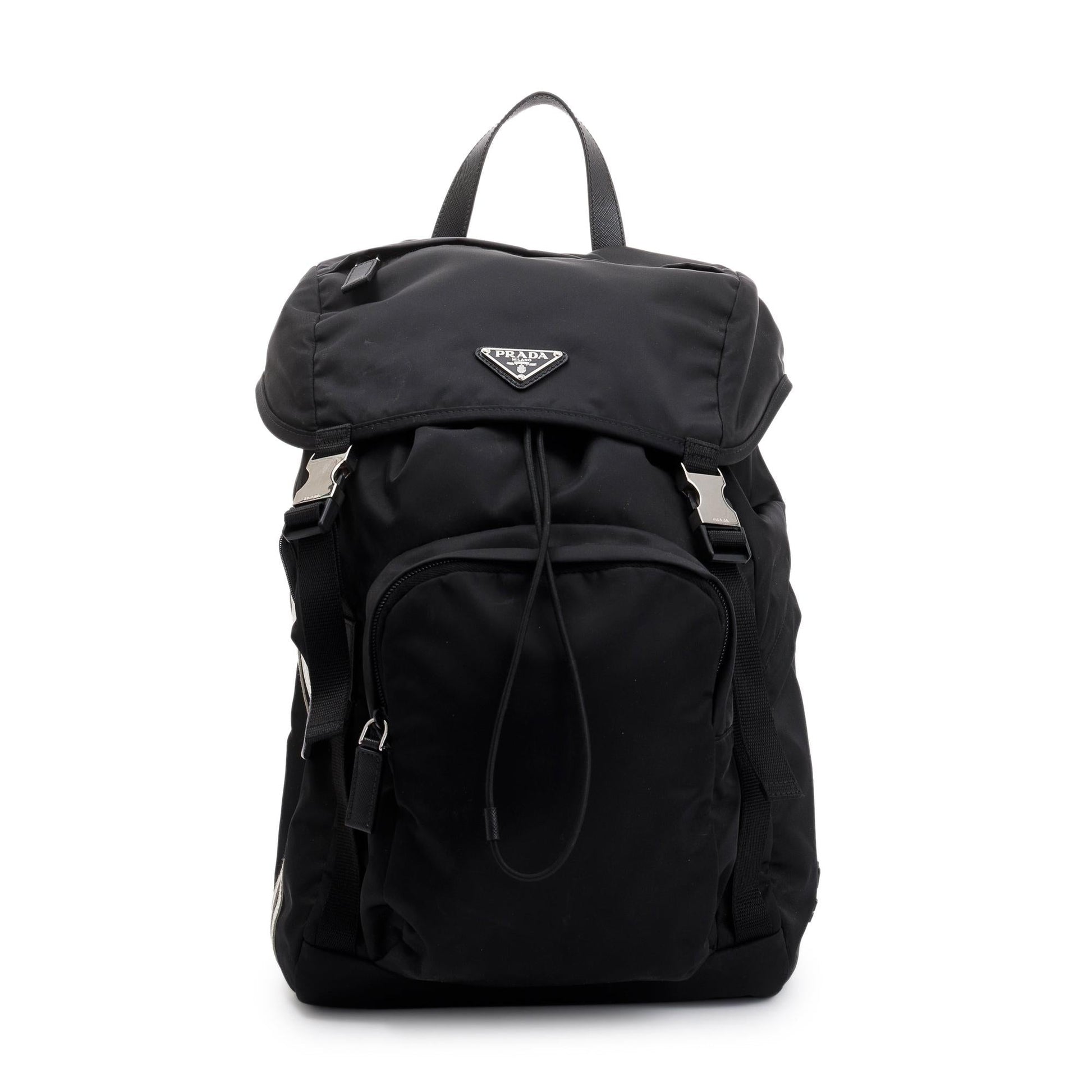 Prada X Adidas Re And Saffiano Backpack Handbag Leather Nylon