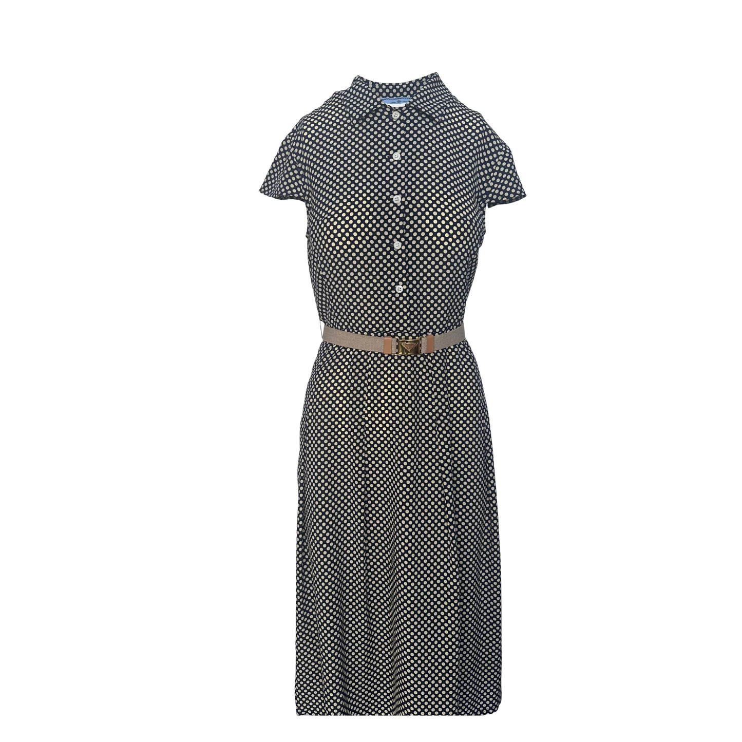 Prada Handbag Dress 2 White Blue Navy