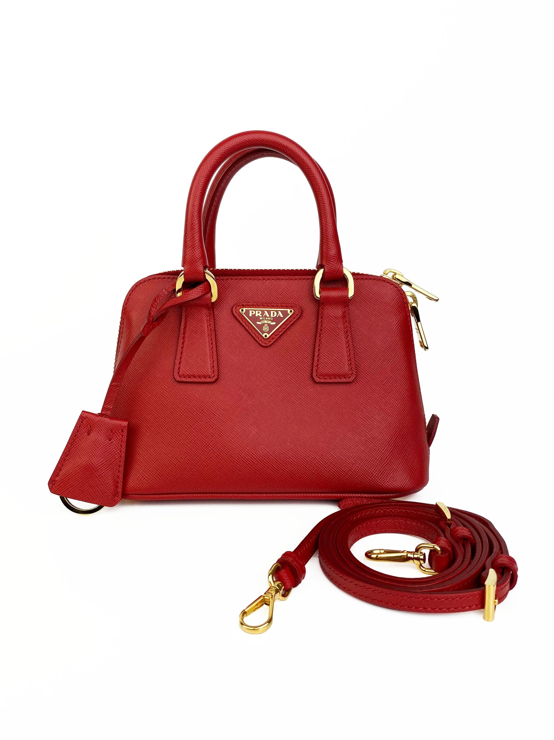 Prada Crossbody Bag Red Mini
