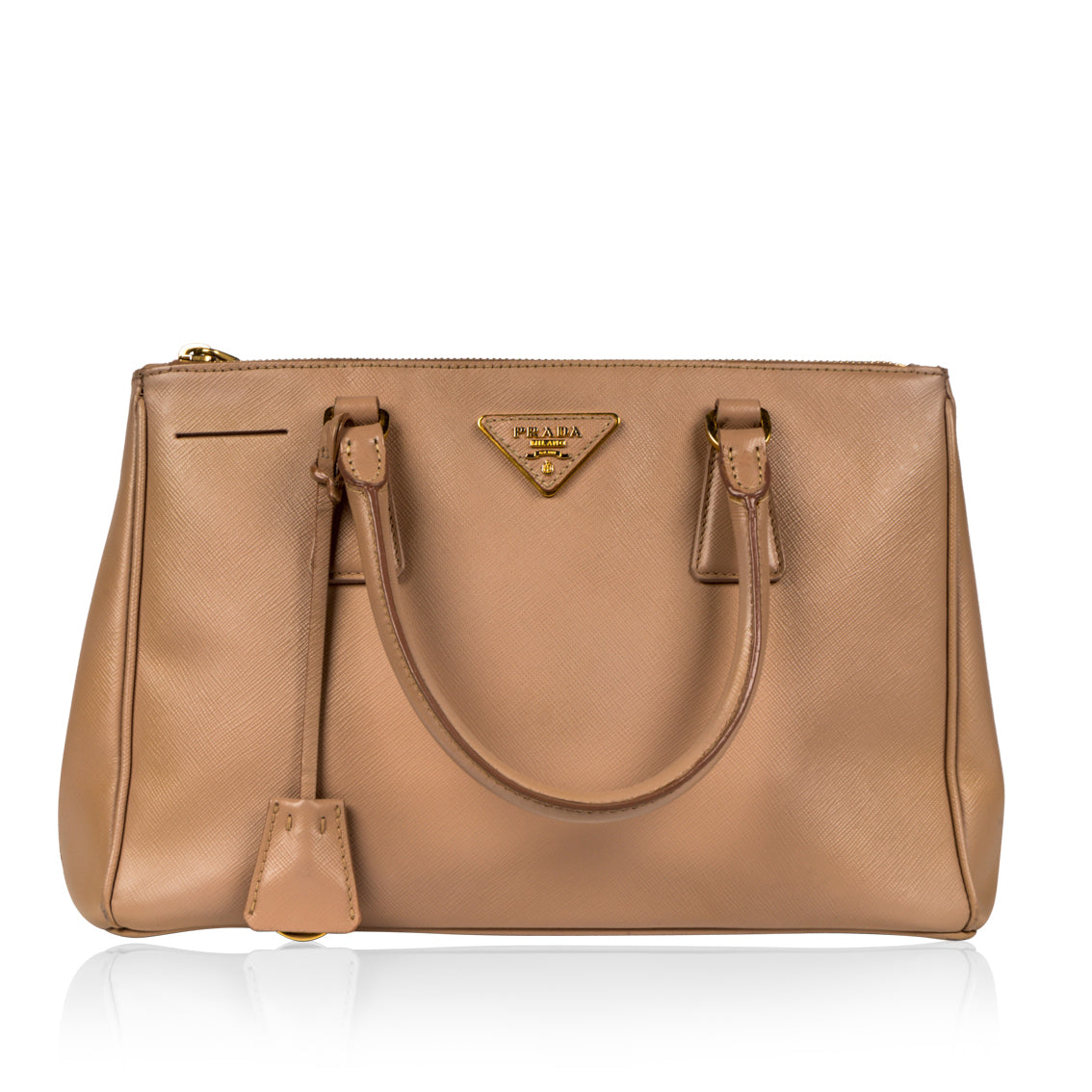 Prada Galleria Nude Tote Bag