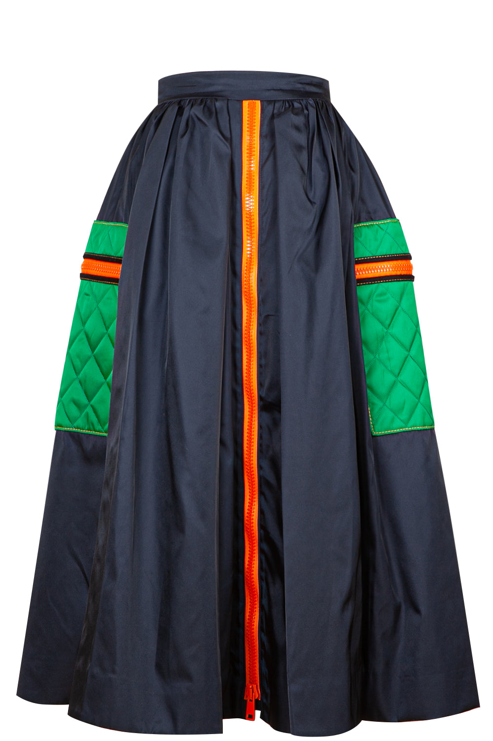 Prada Skirt Nylon Blue Green Handbag