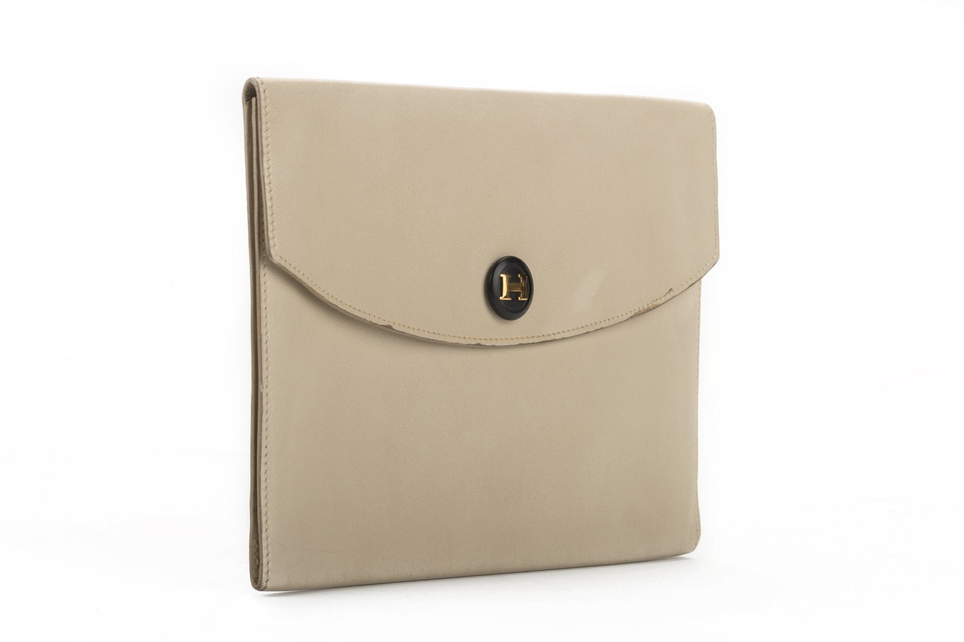 Hermes Off Box Calf Clutch White Clutch Bag