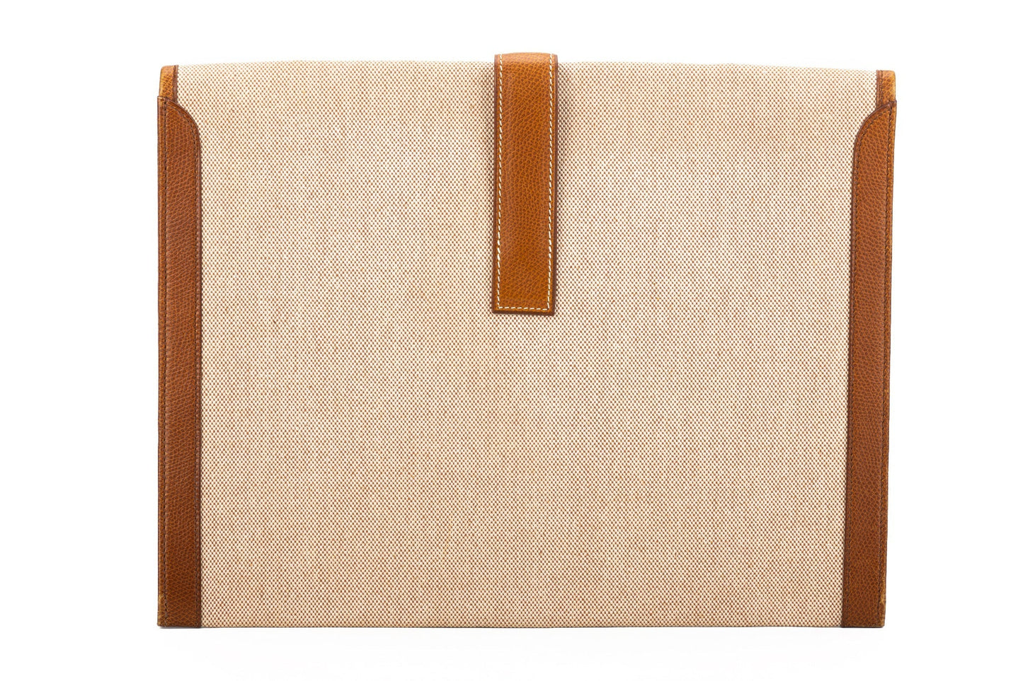 Hermes Jige Clutch Toile Large Clutch Bag
