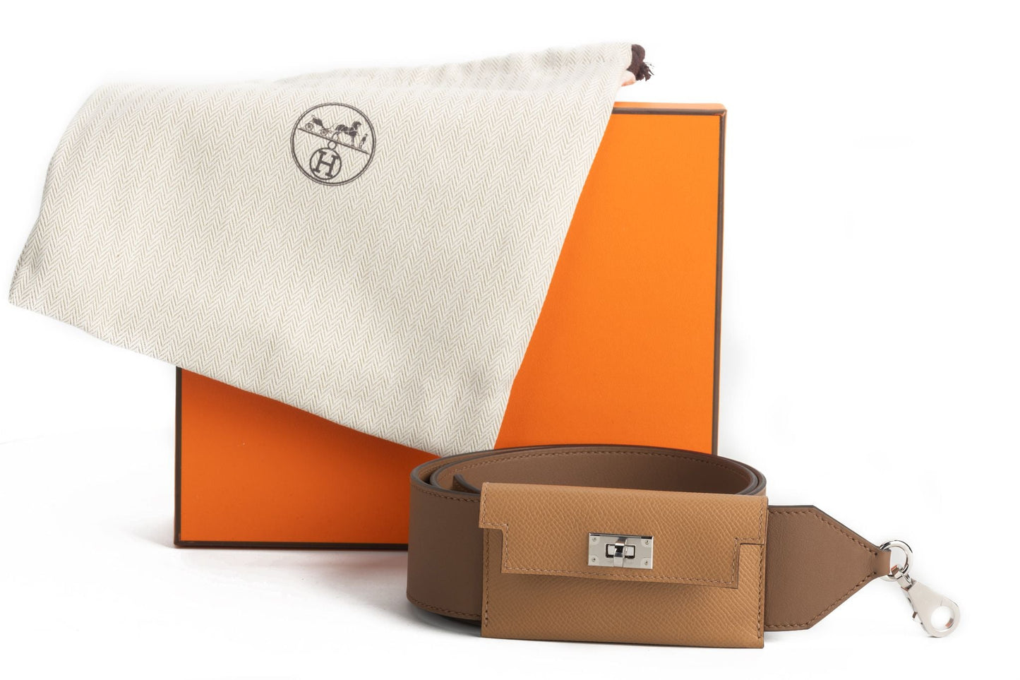Hermes Alezan Epsom Kelly Bandouliere Bn Handbag Travel Bag