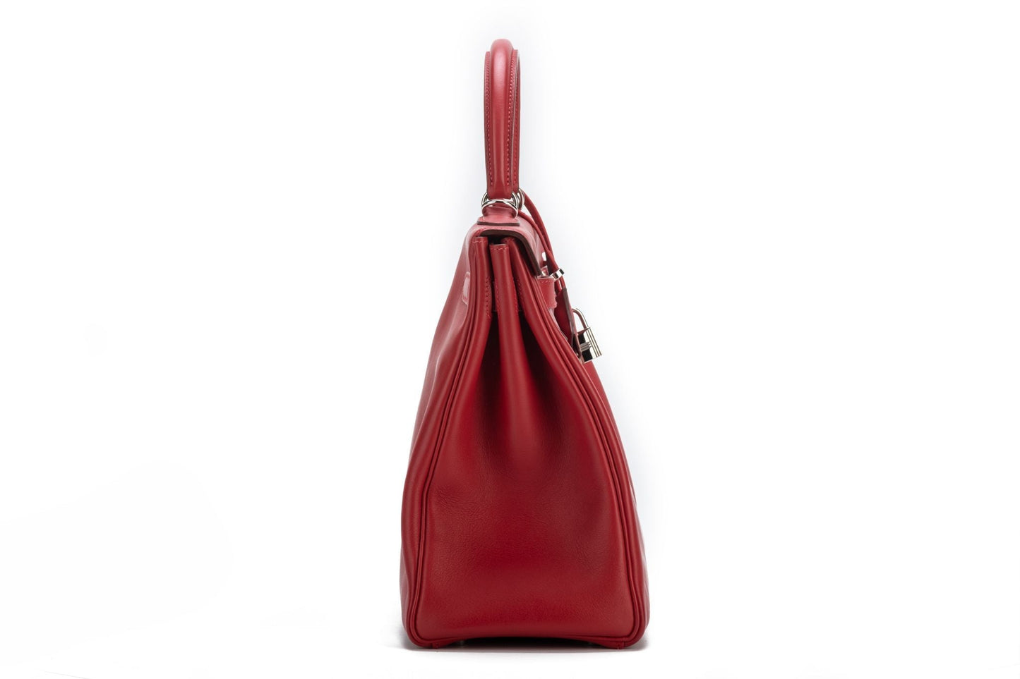 Hermes Kelly Rouge Cas Ue Swift Handbag Travel Bag