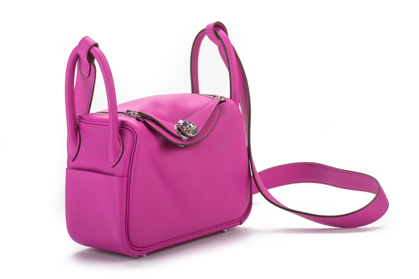 Hermes Lindy Magnolia Swift Bnib Handbag Mini Travel Bag
