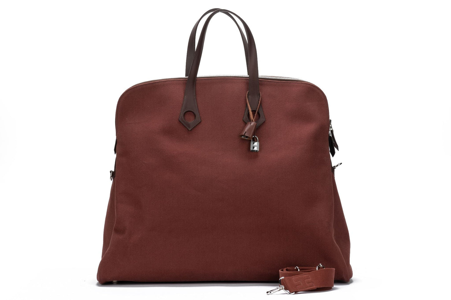 Hermes Xxl Heeboo Handbag Toile Travel Bag
