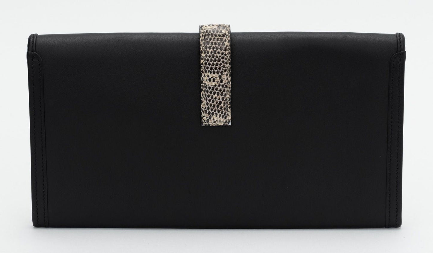 Hermes Jige Elan Swift Ombre Lizard Handbag Travel Bag