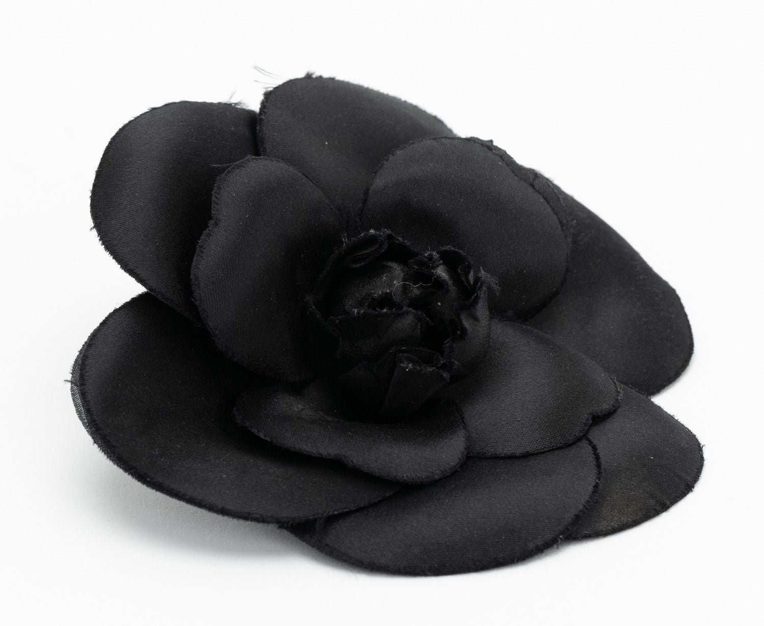 Chanel Camellia Pin 1985 Handbag Black