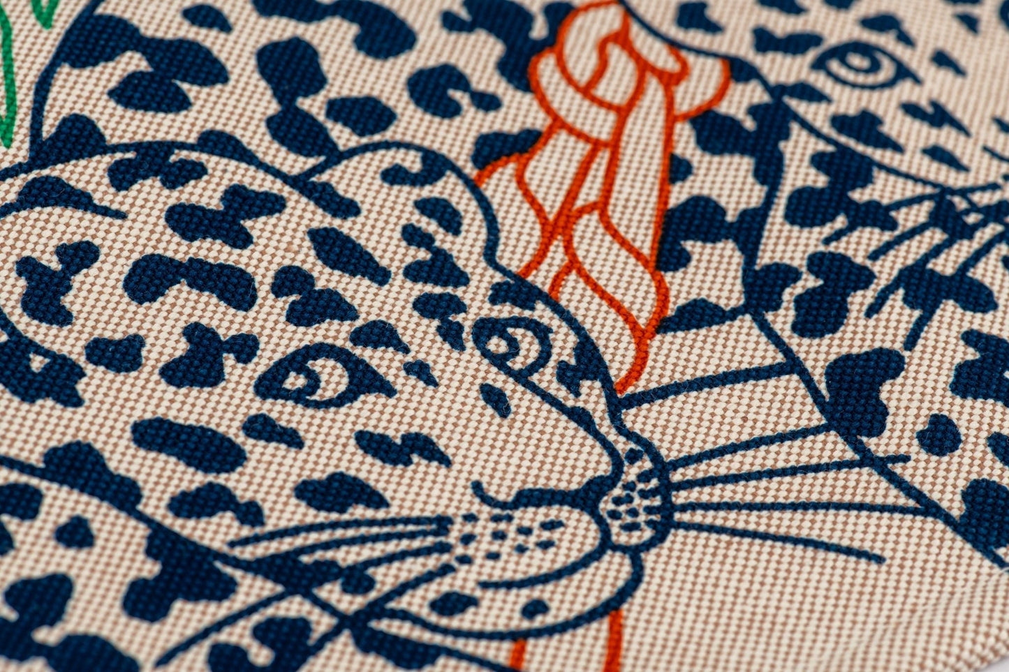 Hermes New Jaguars Toile Pochette Handbag Travel Bag