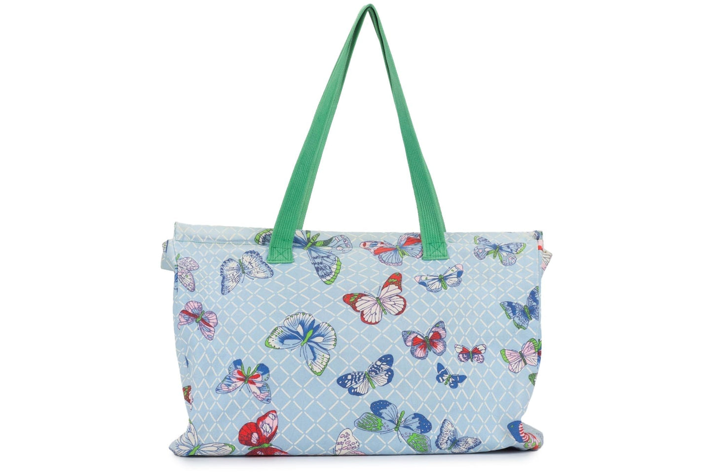 Hermes Butterflies Beach Bag Large Travel Bag