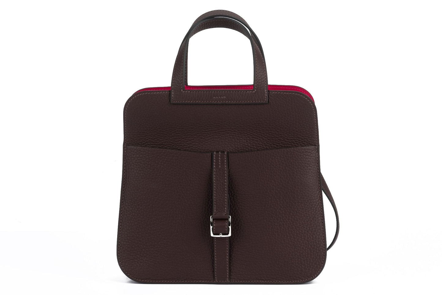 Hermes Rouge Sellier Verso Halzan Bag Travel Bag