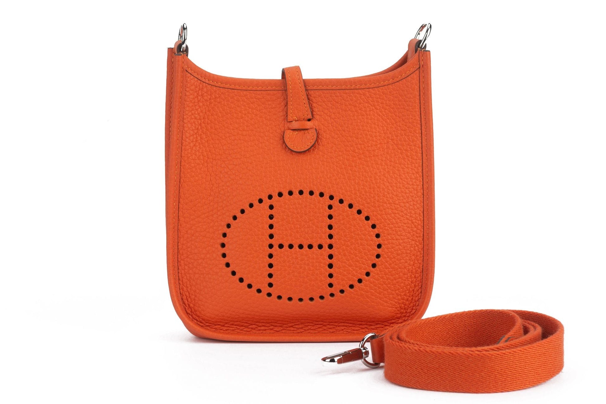 Hermes New Orange Evelyne Bag Mini Travel Bag