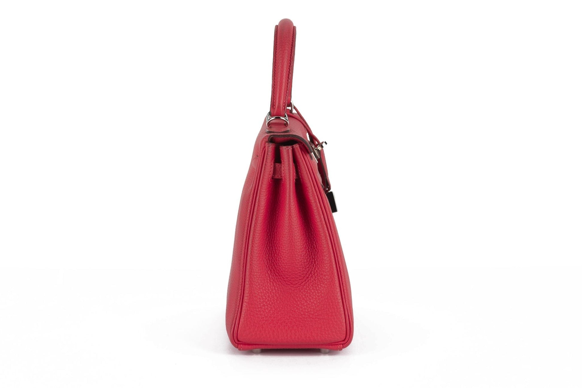 Hermes Kelly Retour Togo Bouganvillea Handbag Travel Bag