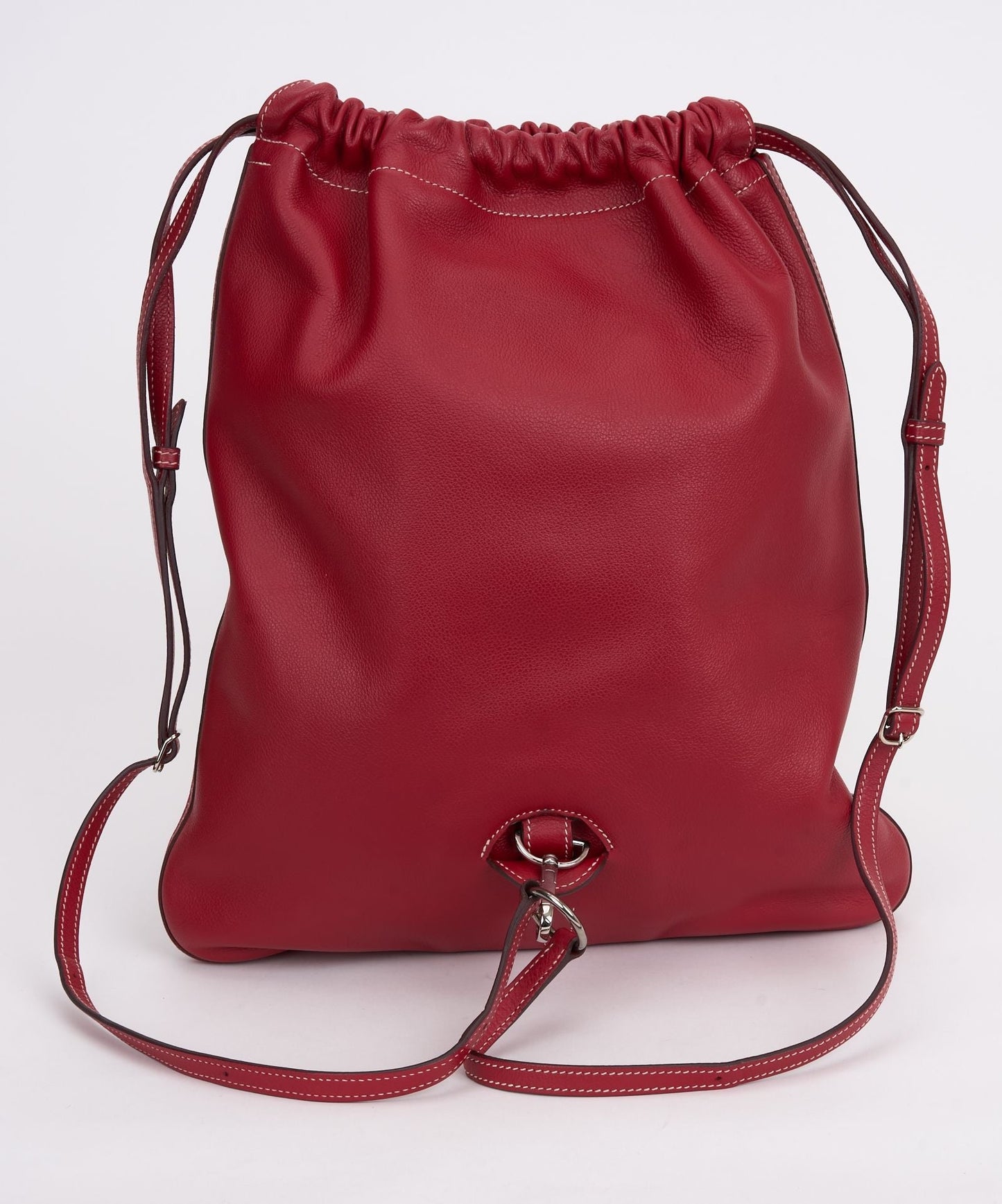 Hermes Bridado Backpack Red