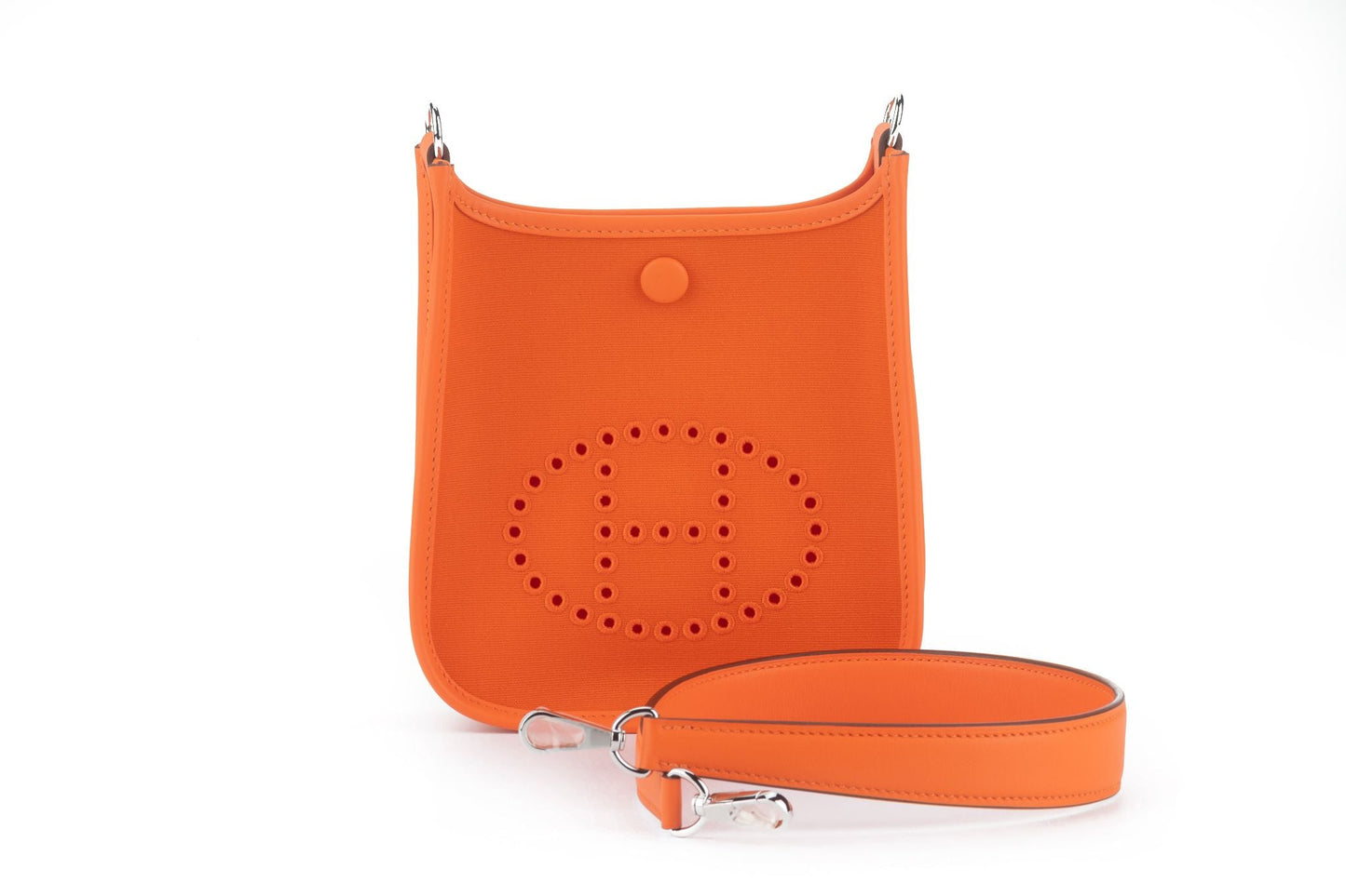 Hermes New Evelyne Neo Orange Handbag Mini Travel Bag