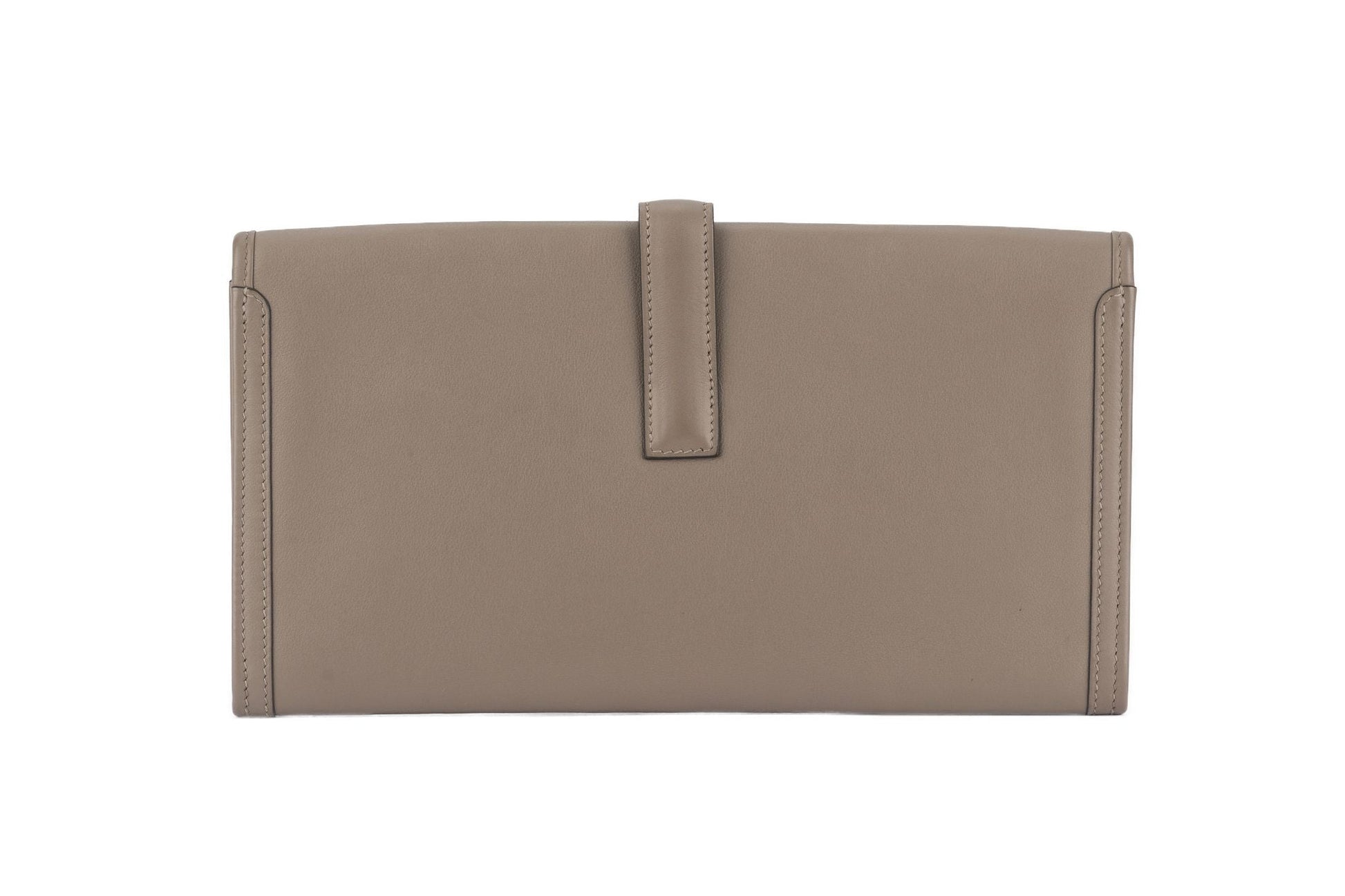 Hermes Swift Jige Elan Clutch Etoupe Clutch Bag