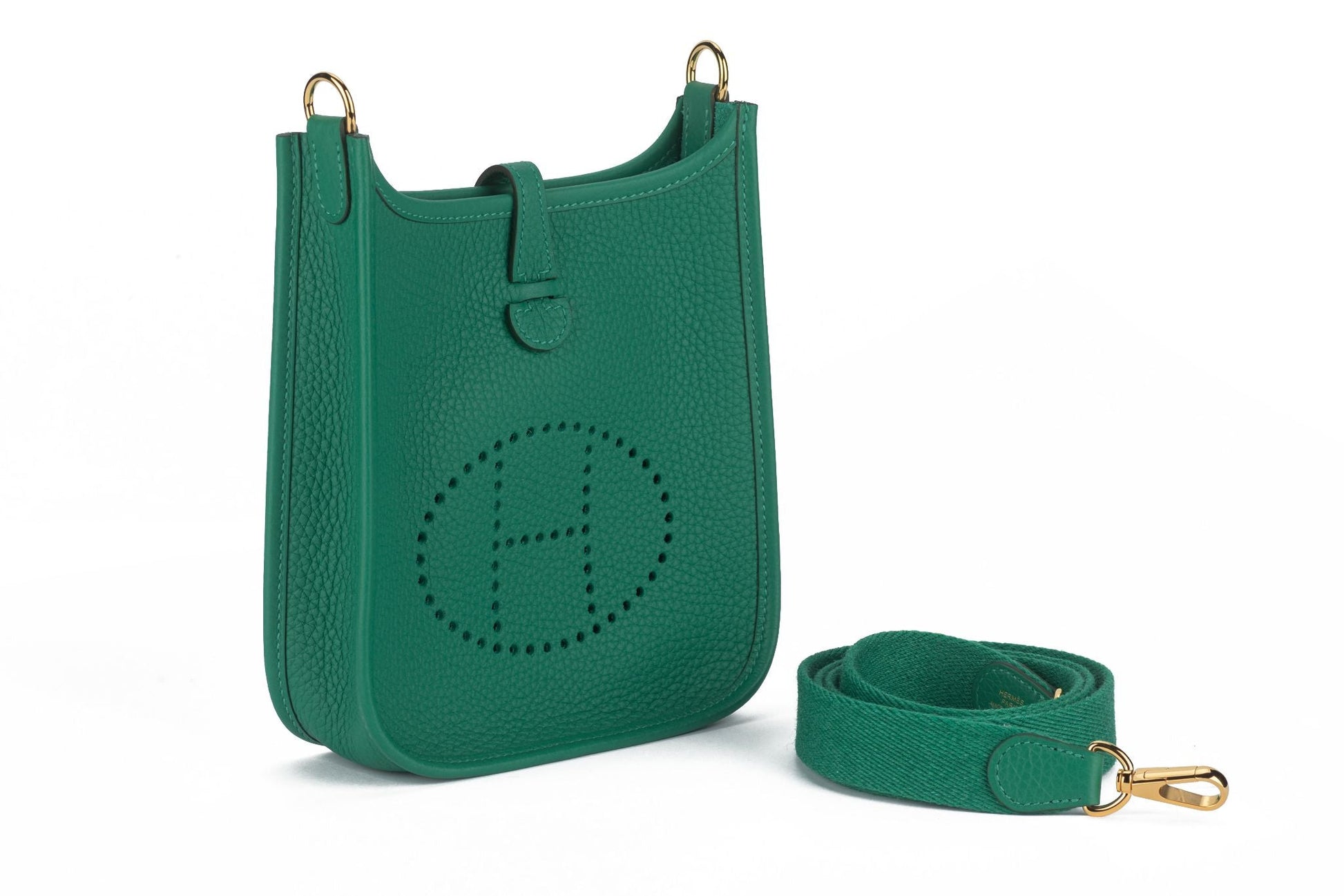 Hermes Evelyne Bag Vert Vertigo New Mini Travel Bag