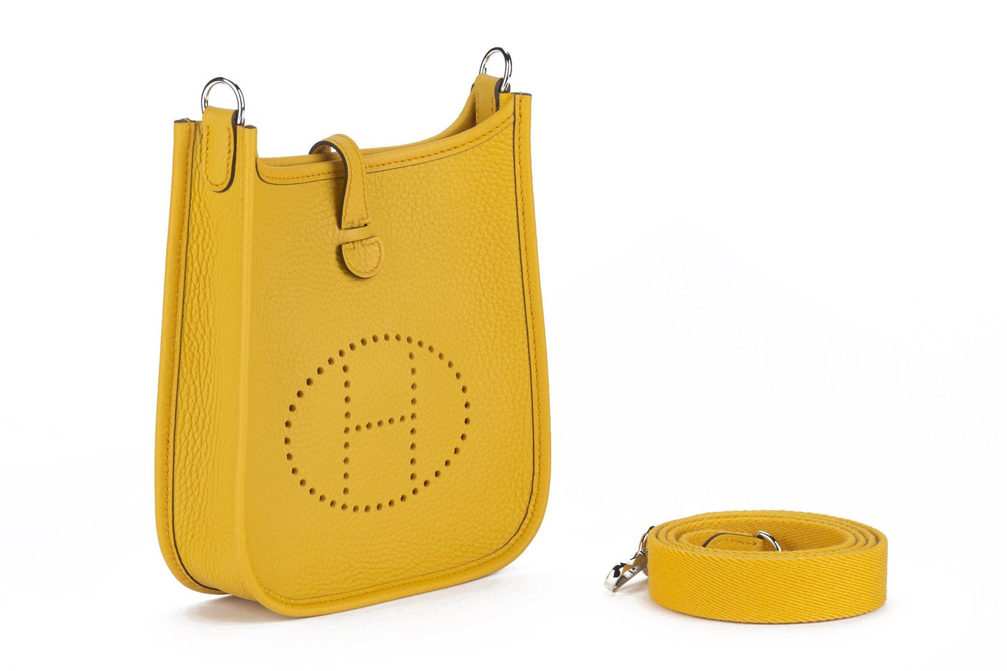 Hermes Evelyne Bag Jaune Ambre Nib Mini Travel Bag