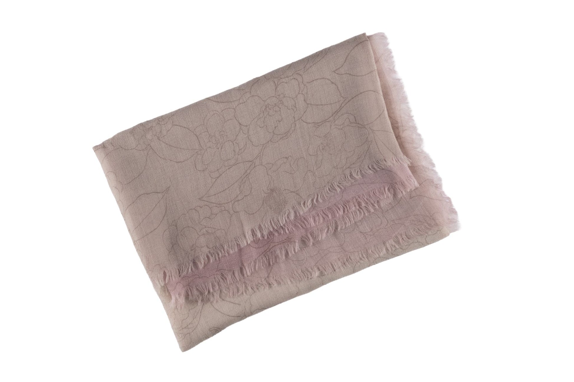 Chanel New Camellia Cashmere Shawl Handbag