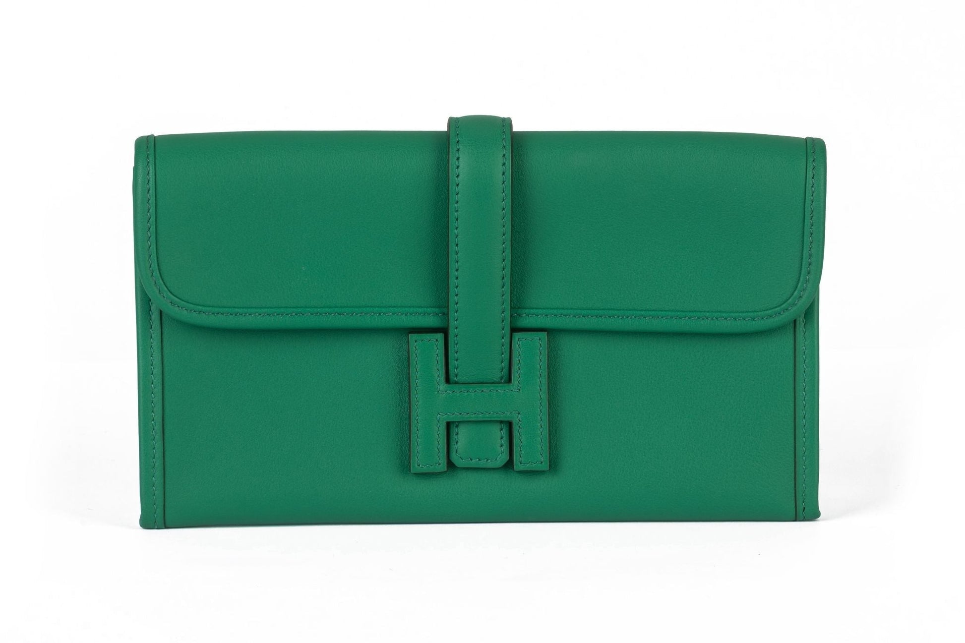 Hermes Bamboo Swift Jige Elan Clutch Clutch Bag