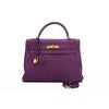 Hermes Kelly Retourne Anemone Handbag Gold Travel Bag
