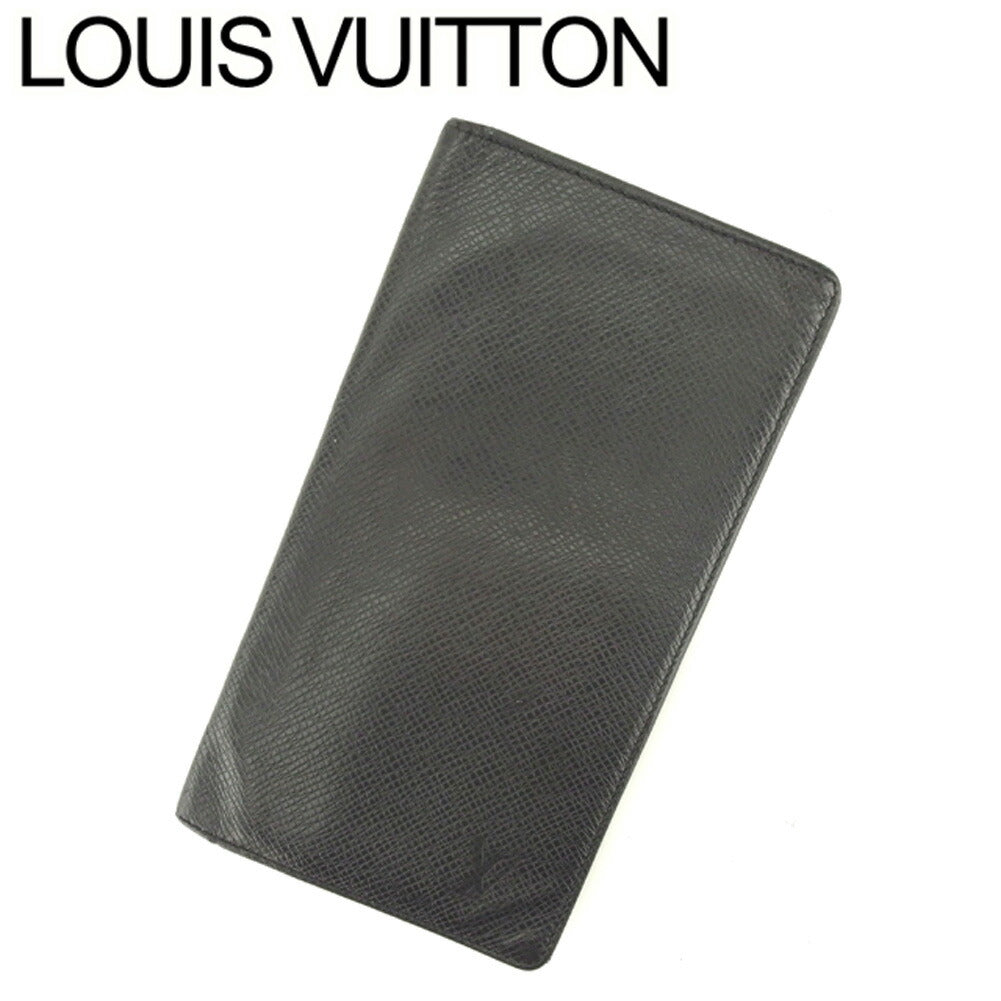 Louis Vuitton Bill Compartment M30392 Porte Valeurs Black Handbag Q466