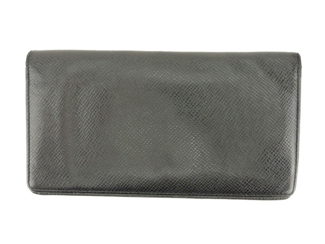 Louis Vuitton Bill Compartment M30392 Porte Valeurs Black Handbag Q466