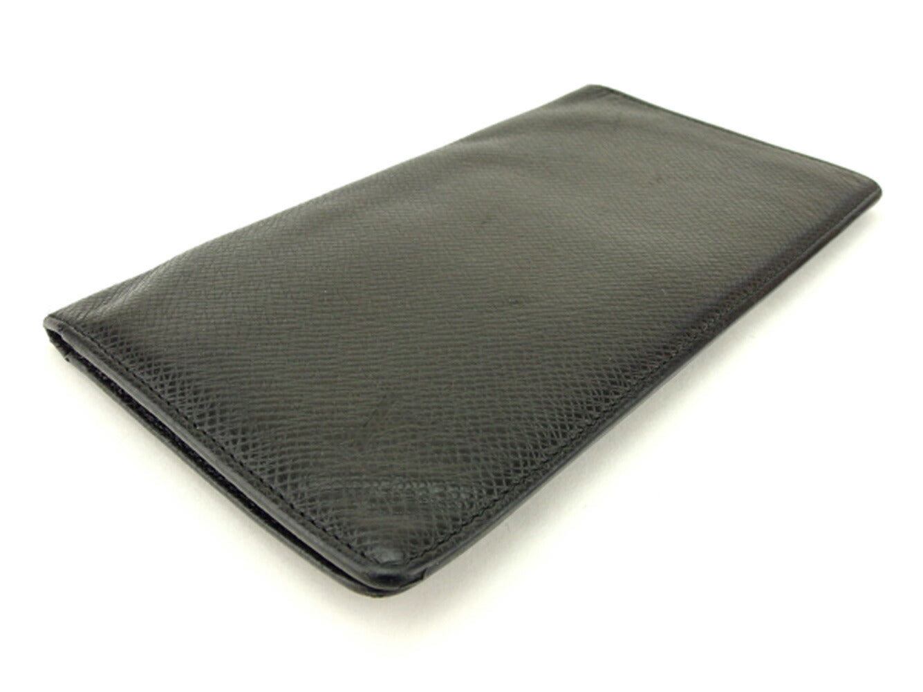 Louis Vuitton Bill Compartment M30392 Porte Valeurs Black Handbag Q466